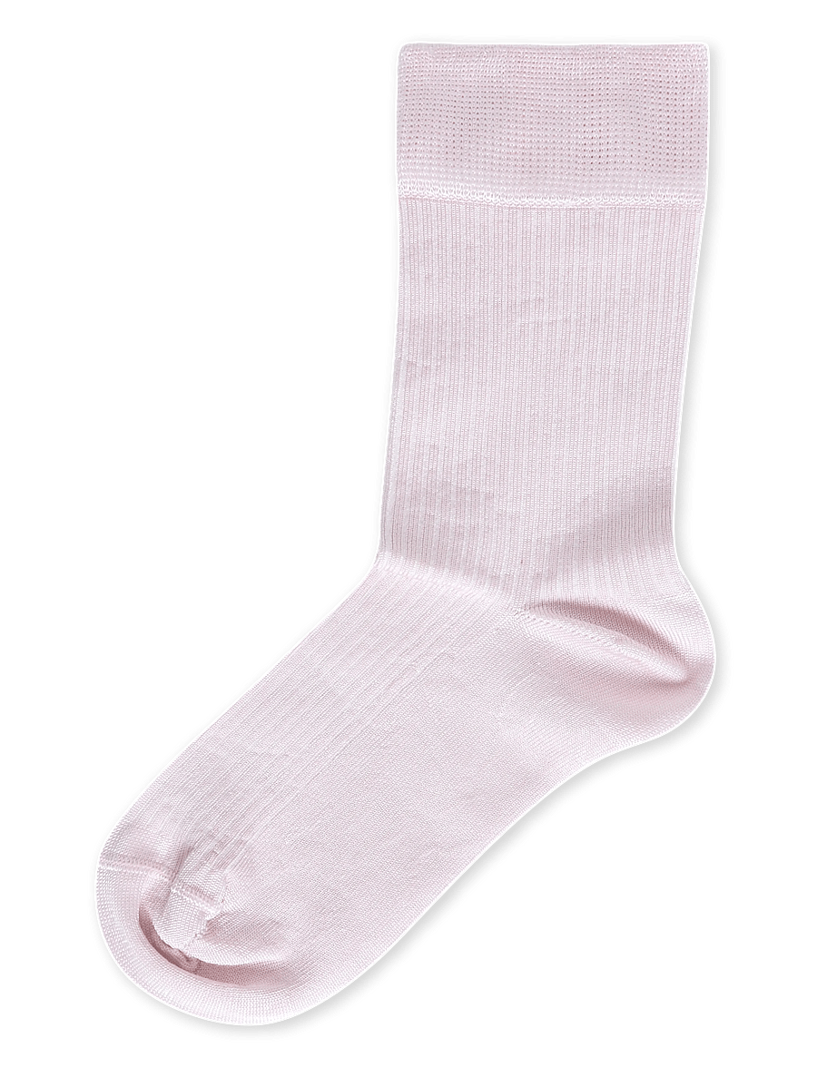 Mads Nørgaard - Knit Viscose Azra Sock - klassikalised sokid - fairy tale pink - 1