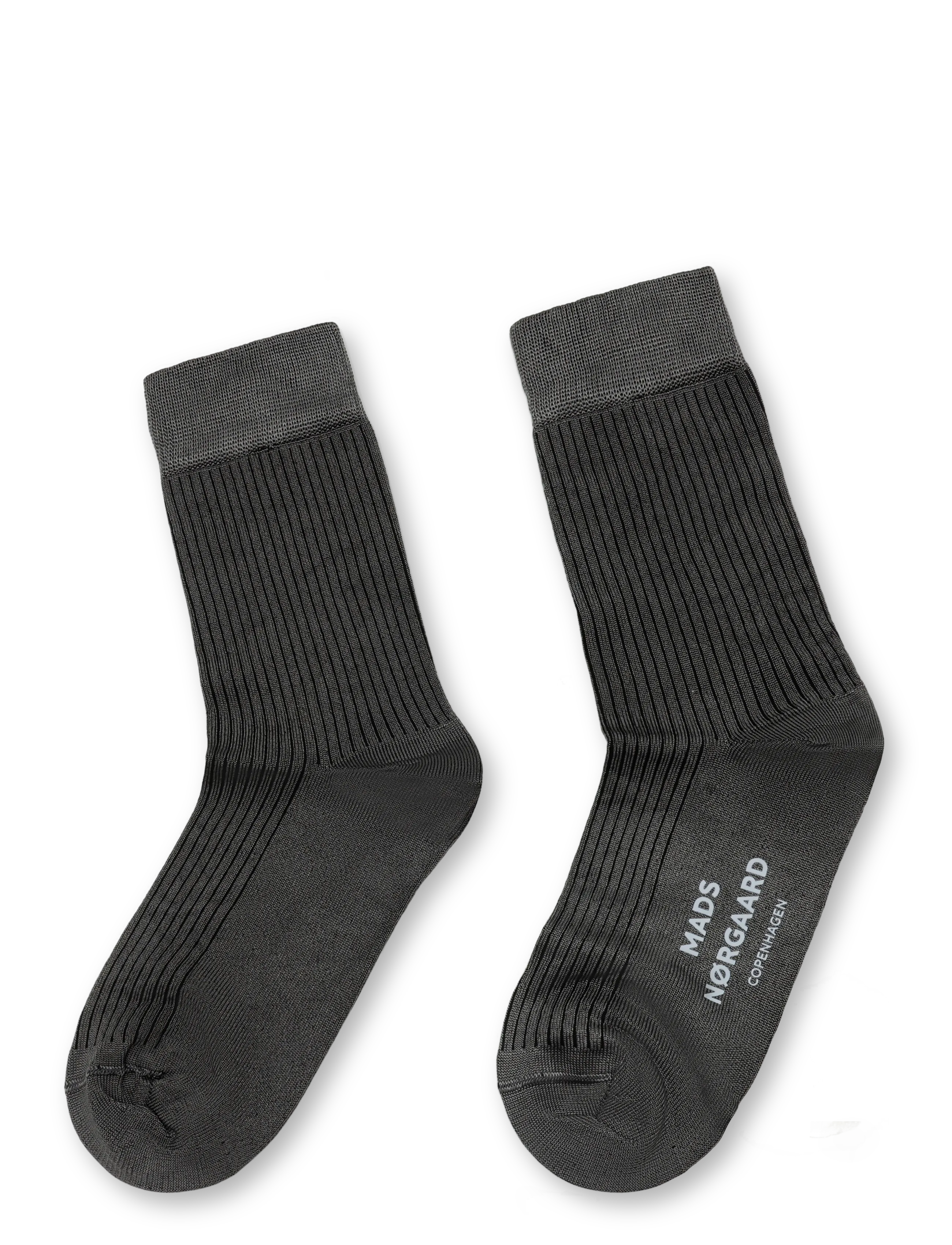 Mads Nørgaard - Knit Viscose Azra Sock - almindelige strømper - phantom - 1