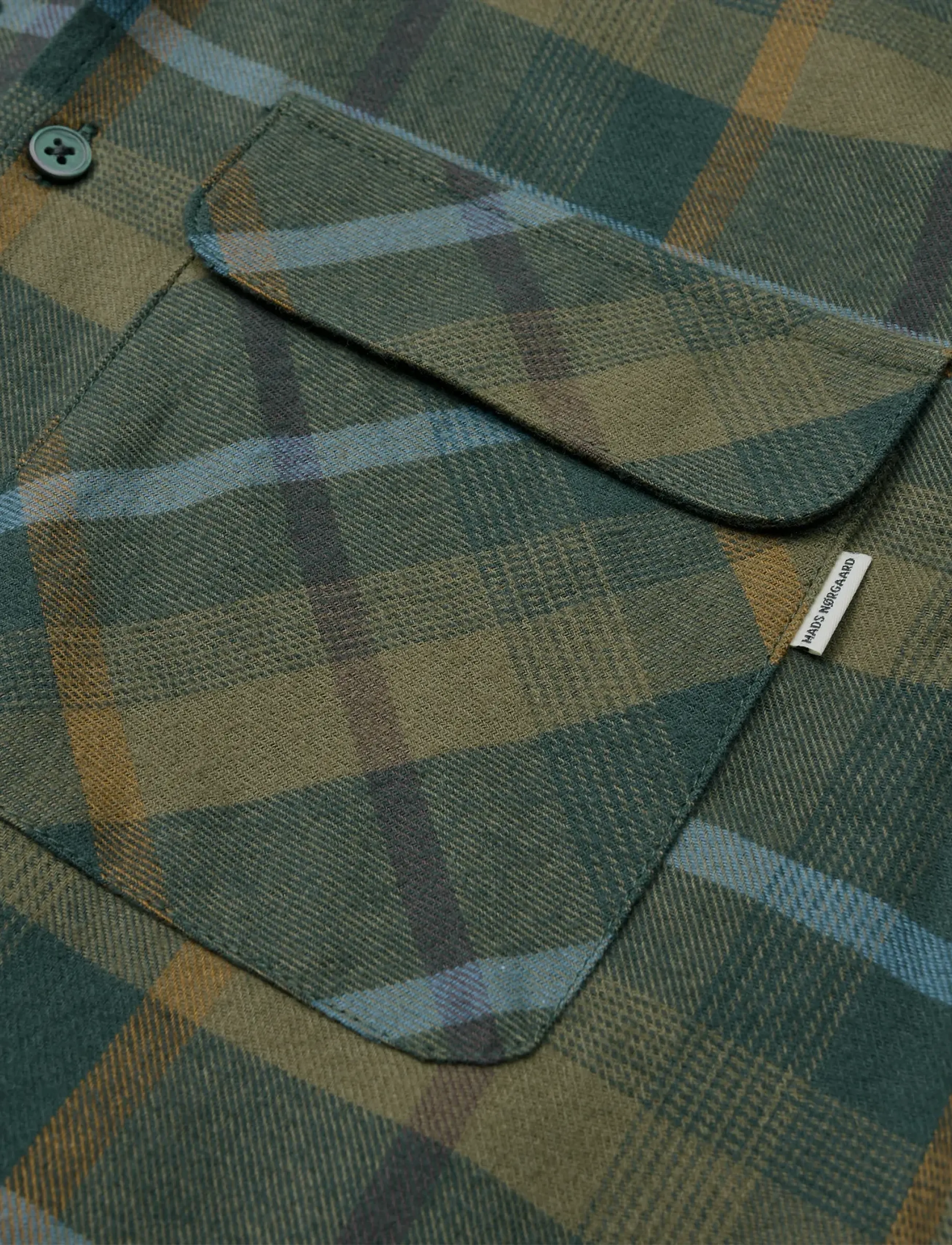 Mads Nørgaard - Brushed Flannel Lukas Shirt - långärmade skjortor - tarmac check - 2