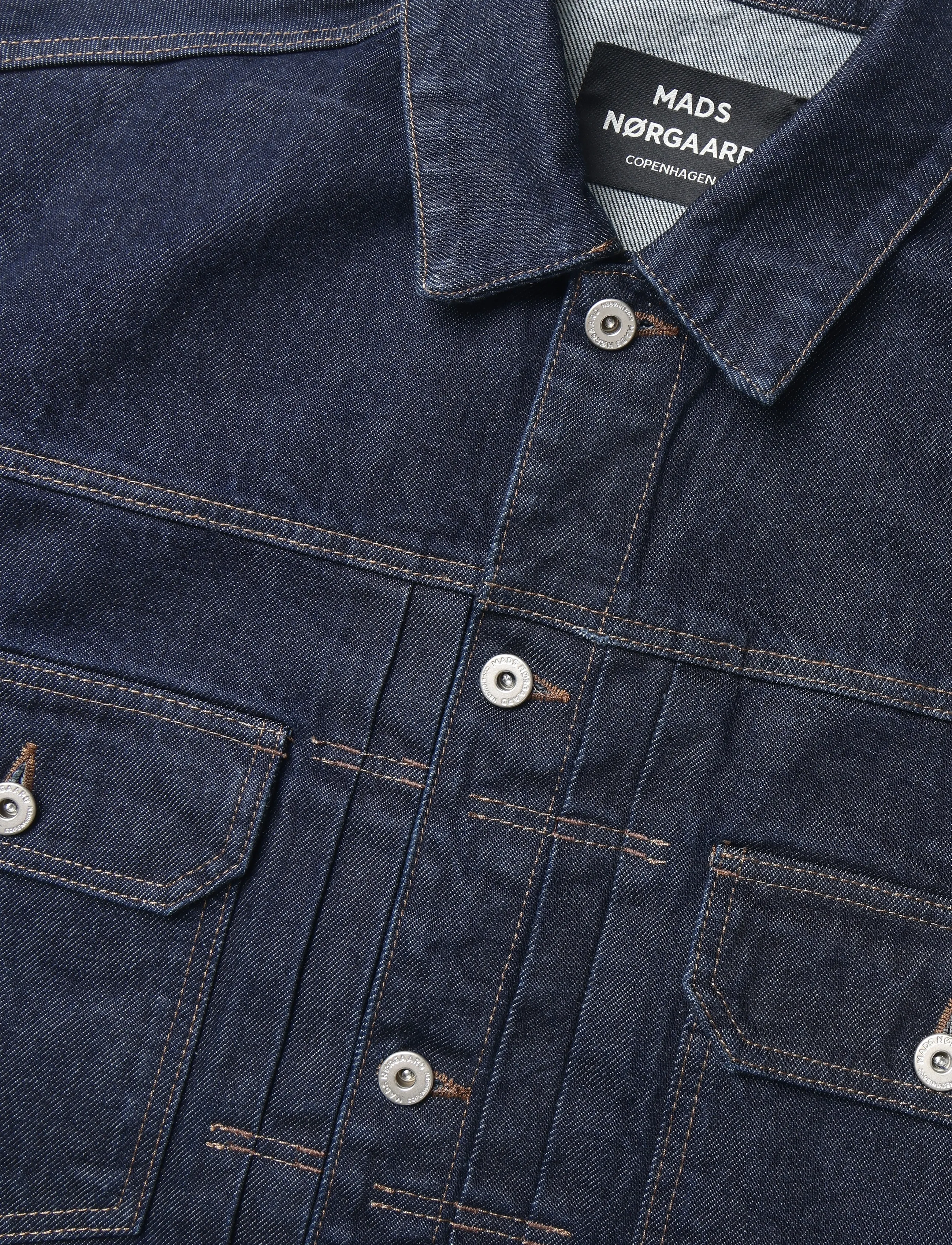 Mads Nørgaard - Arizona Denim Trucker Jacket - džinsa jakas bez oderējuma - rinse - 4