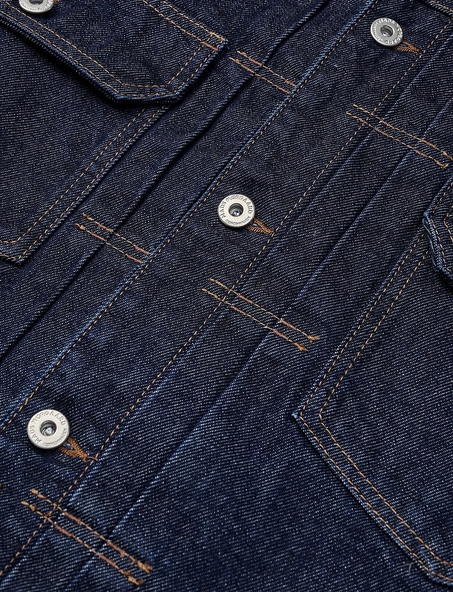 Mads Nørgaard - Arizona Denim Trucker Jacket - ungefütterte denimjacken - rinse - 3