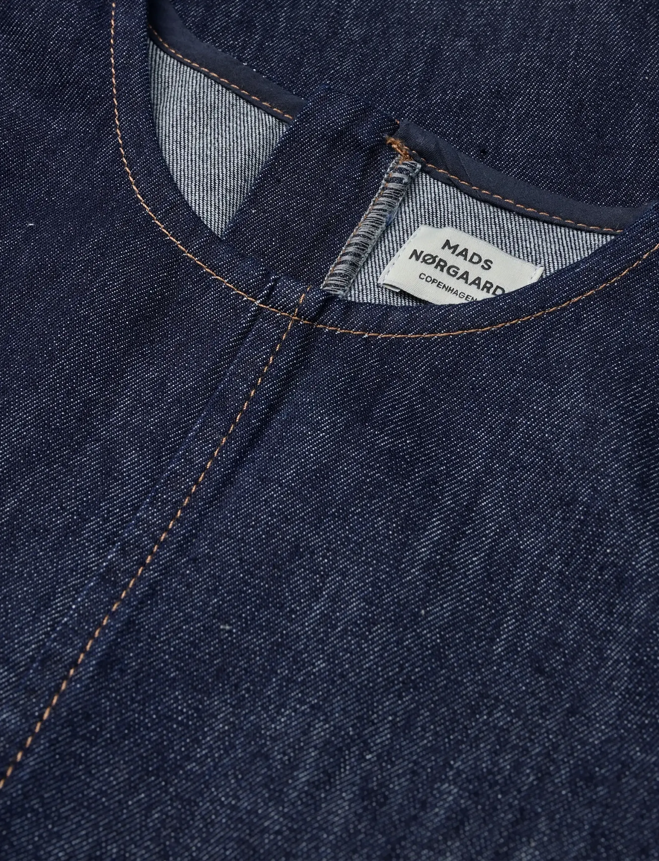 Mads Nørgaard - Cosy Denim Dolly Dress - lühikeste varrukatega vabaajakleidid - rinse - 2