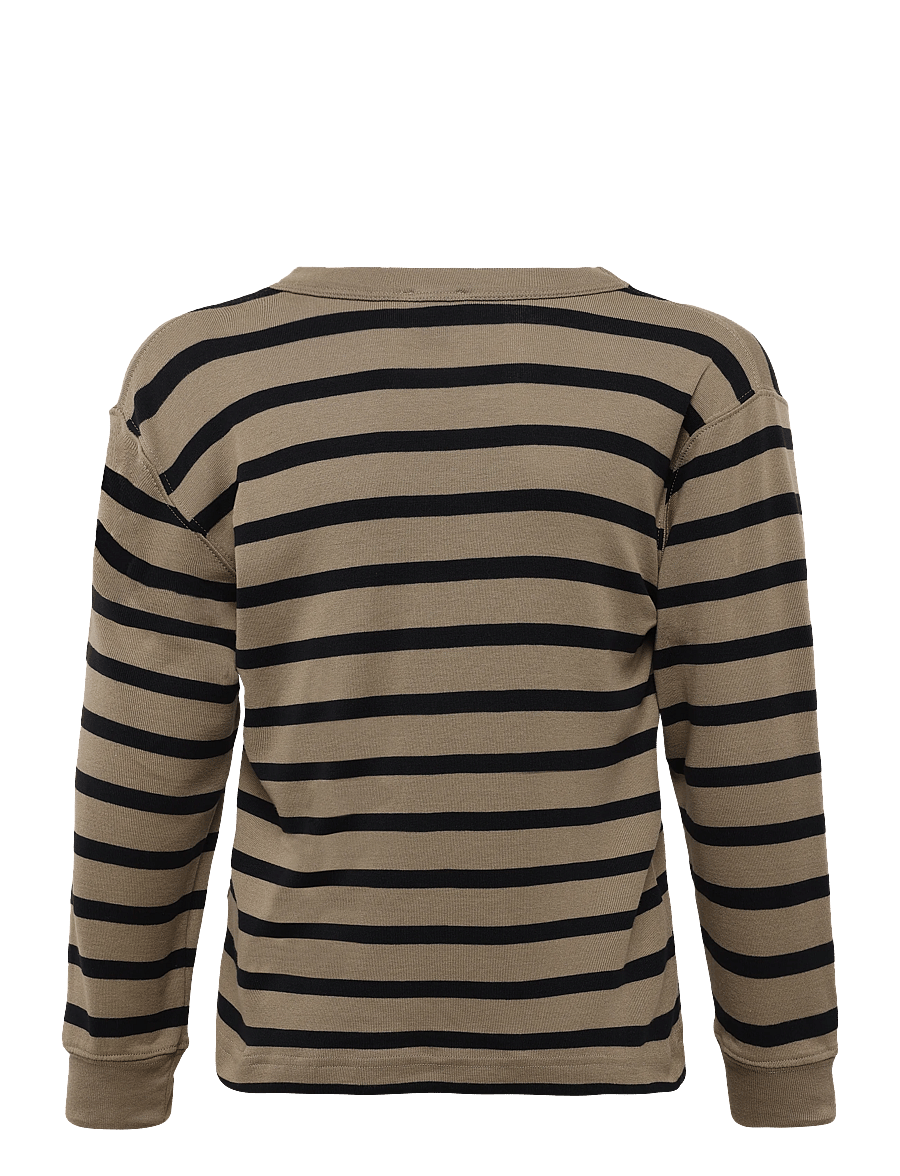 Mads Nørgaard - Klassik Rib Elliot LS Tee - langärmelig - overland trek/black - 1