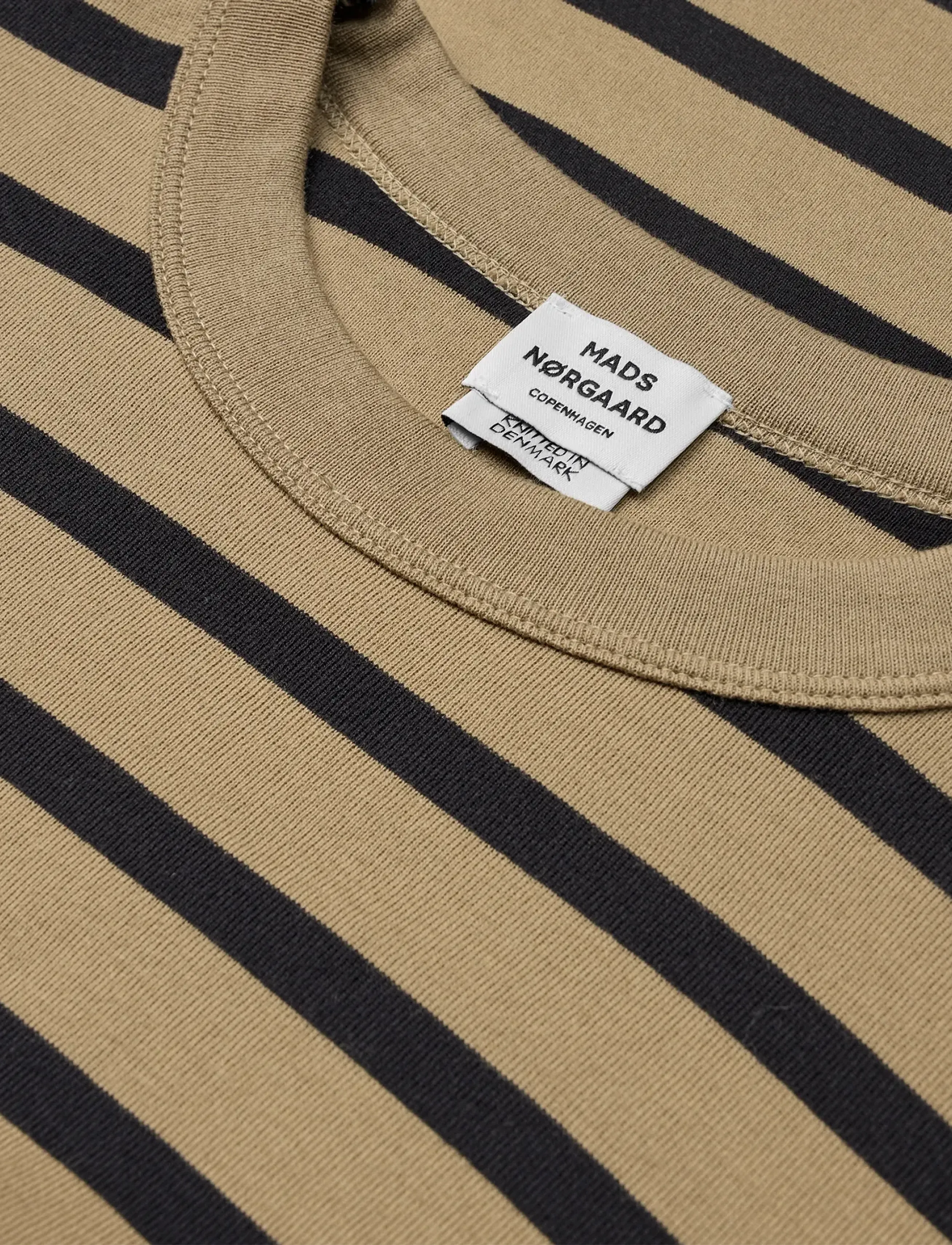 Mads Nørgaard - Klassik Rib Elliot LS Tee - pikkade varrukatega t-särgid - overland trek/black - 1