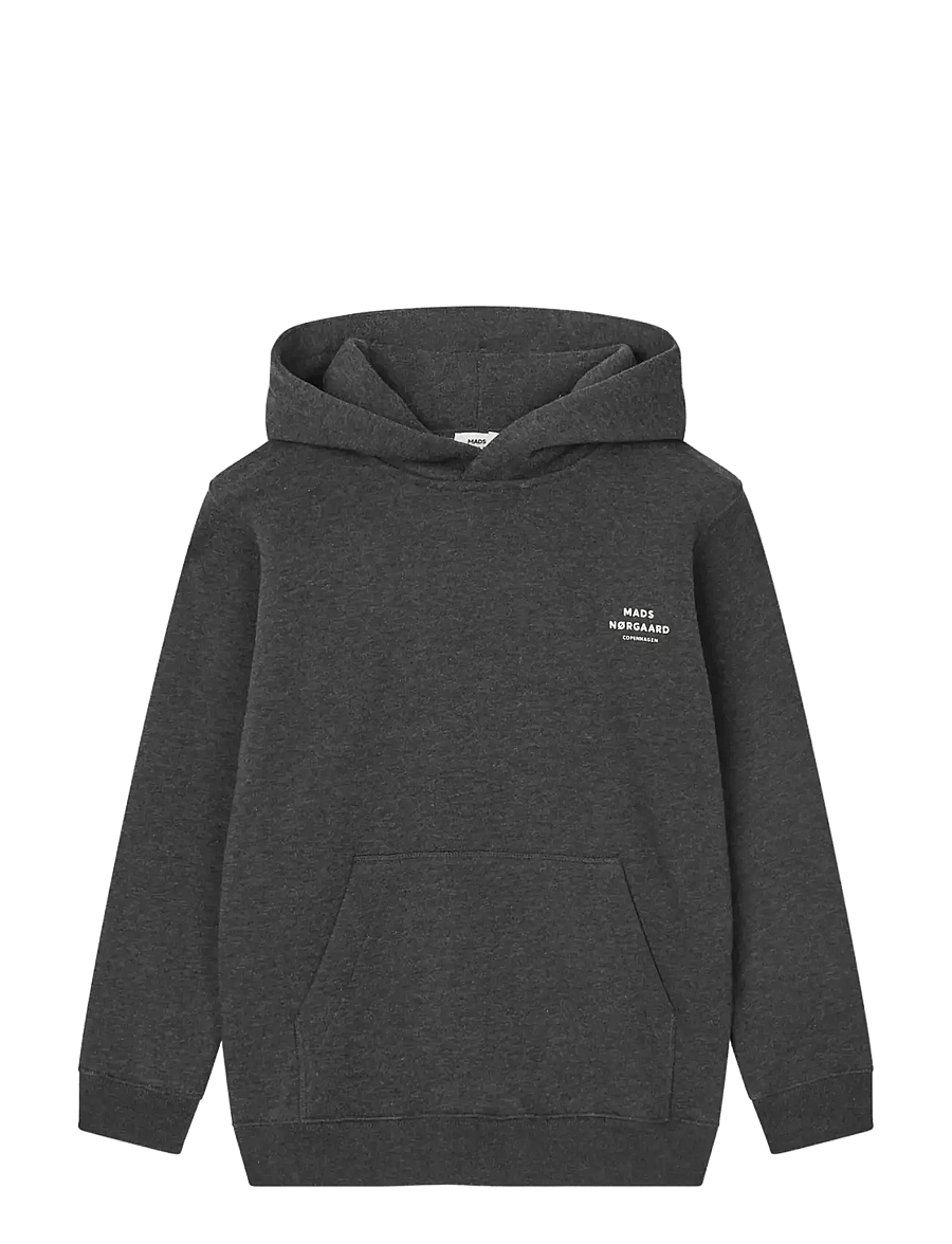Mads Nørgaard - Standard Hudini Sweatshirt - kapuzenpullover - dark grey melange - 0