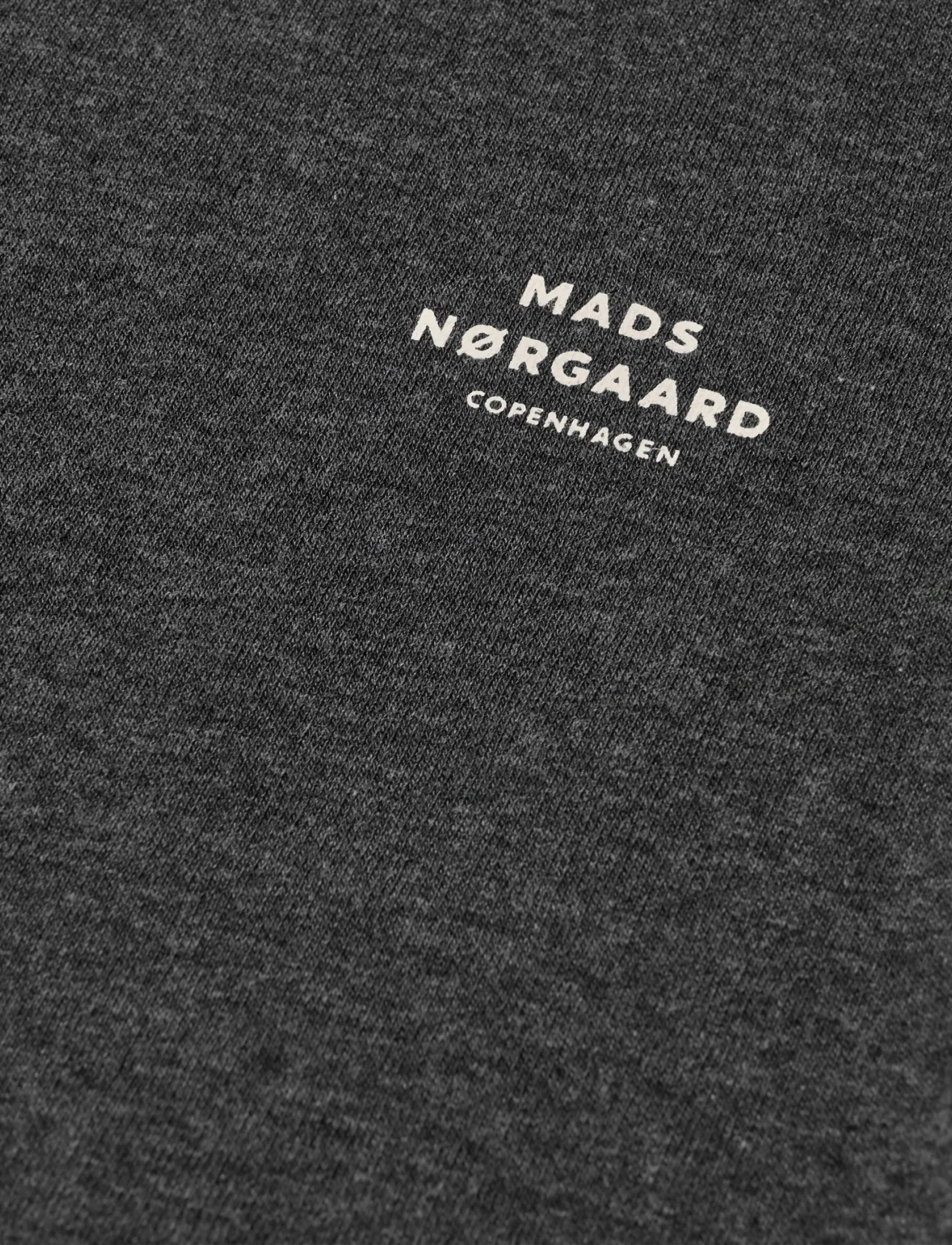 Mads Nørgaard - Standard Hudini Sweatshirt - huvtröjor - dark grey melange - 2