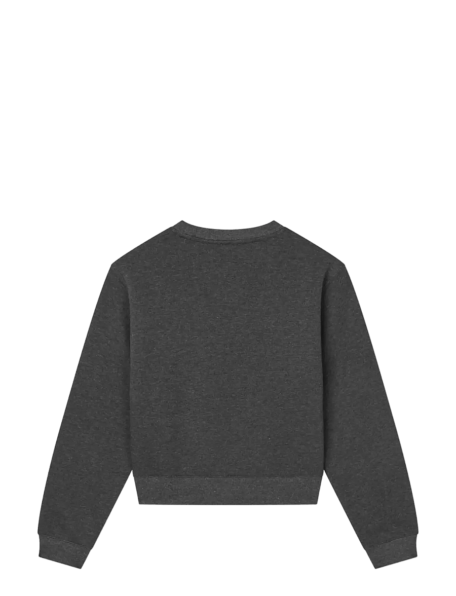 Mads Nørgaard - Standard Tami Sweatshirt - sweatshirts - dark grey melange - 1