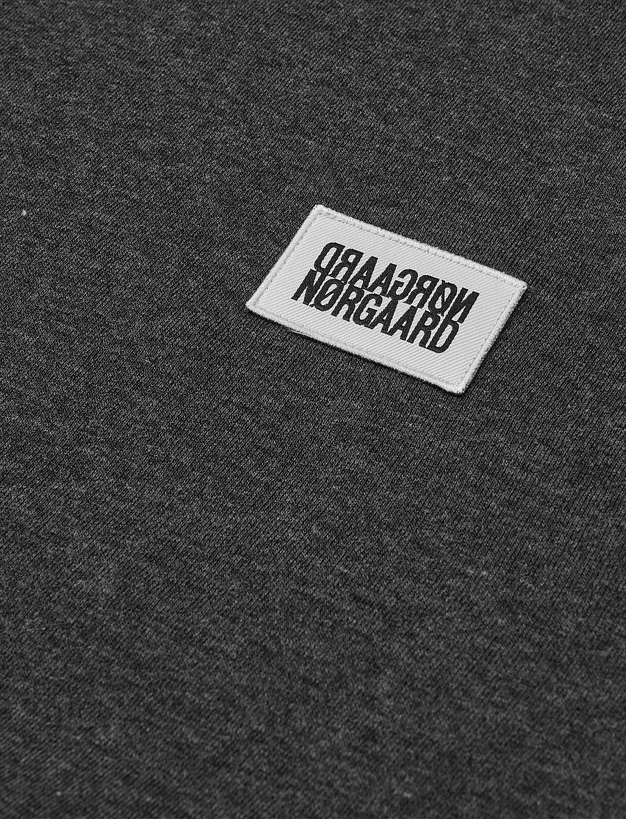 Mads Nørgaard - Standard Tami Sweatshirt - sweatshirts - dark grey melange - 2