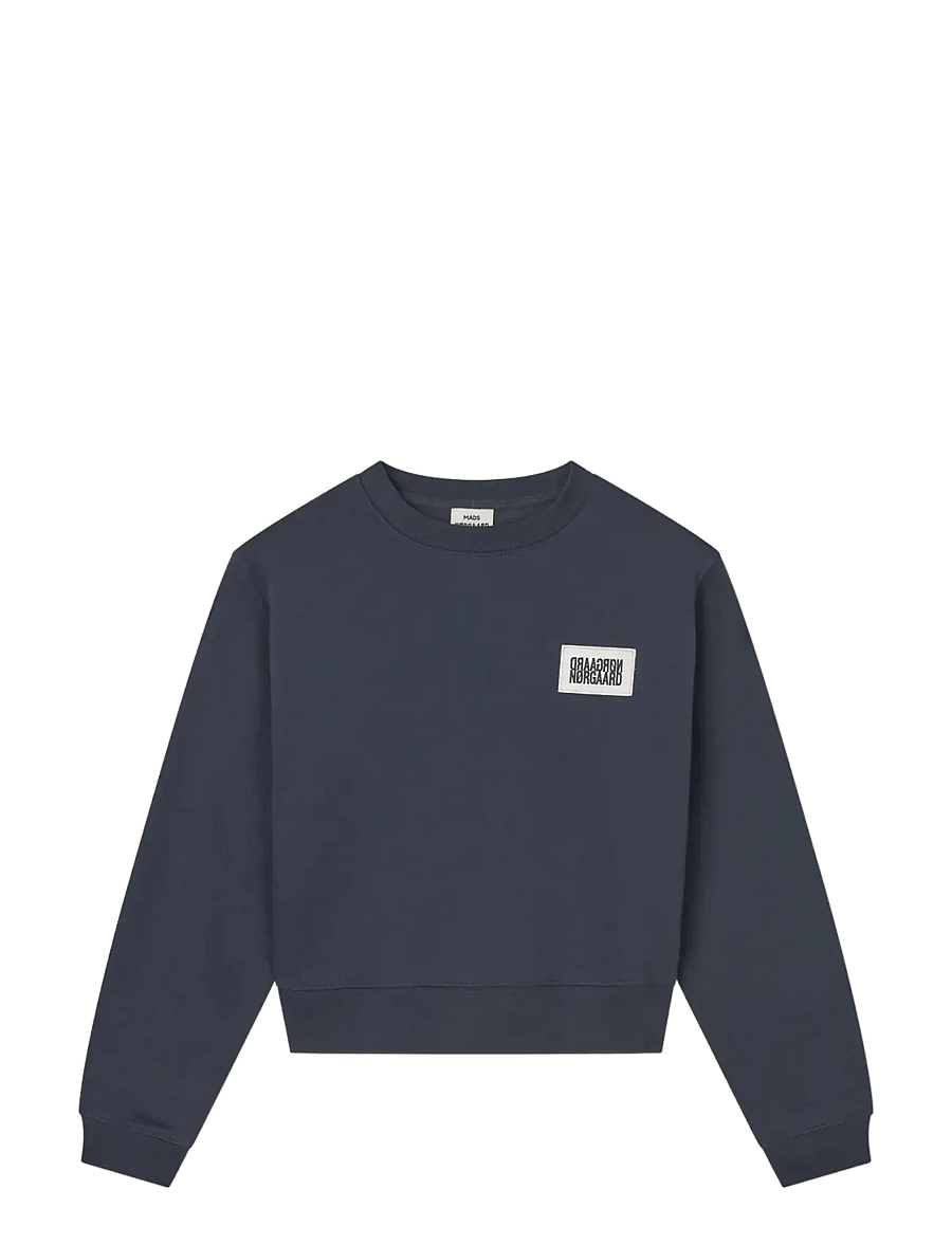 Mads Nørgaard - Standard Tami Sweatshirt - dressipluusid - sky captain - 0