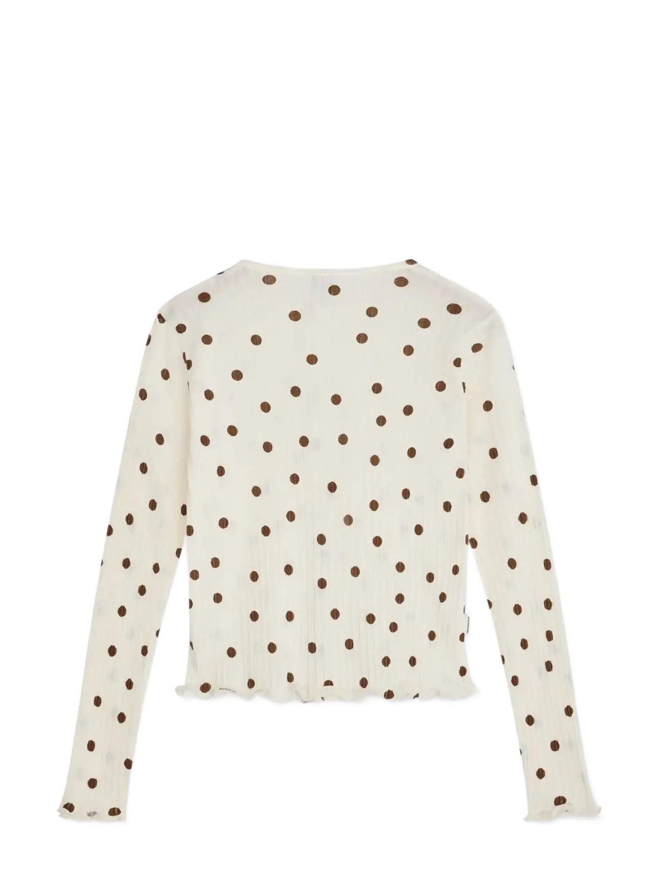 Mads Nørgaard - Pointella Casandrina Cardigan AOP - vanilla ice/cocoa - 1
