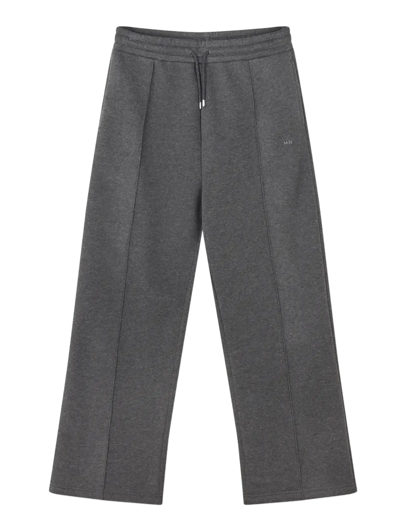Mads Nørgaard Standard Niko Sweatpants - Kleidung - DARK GREY MELANGE / grey