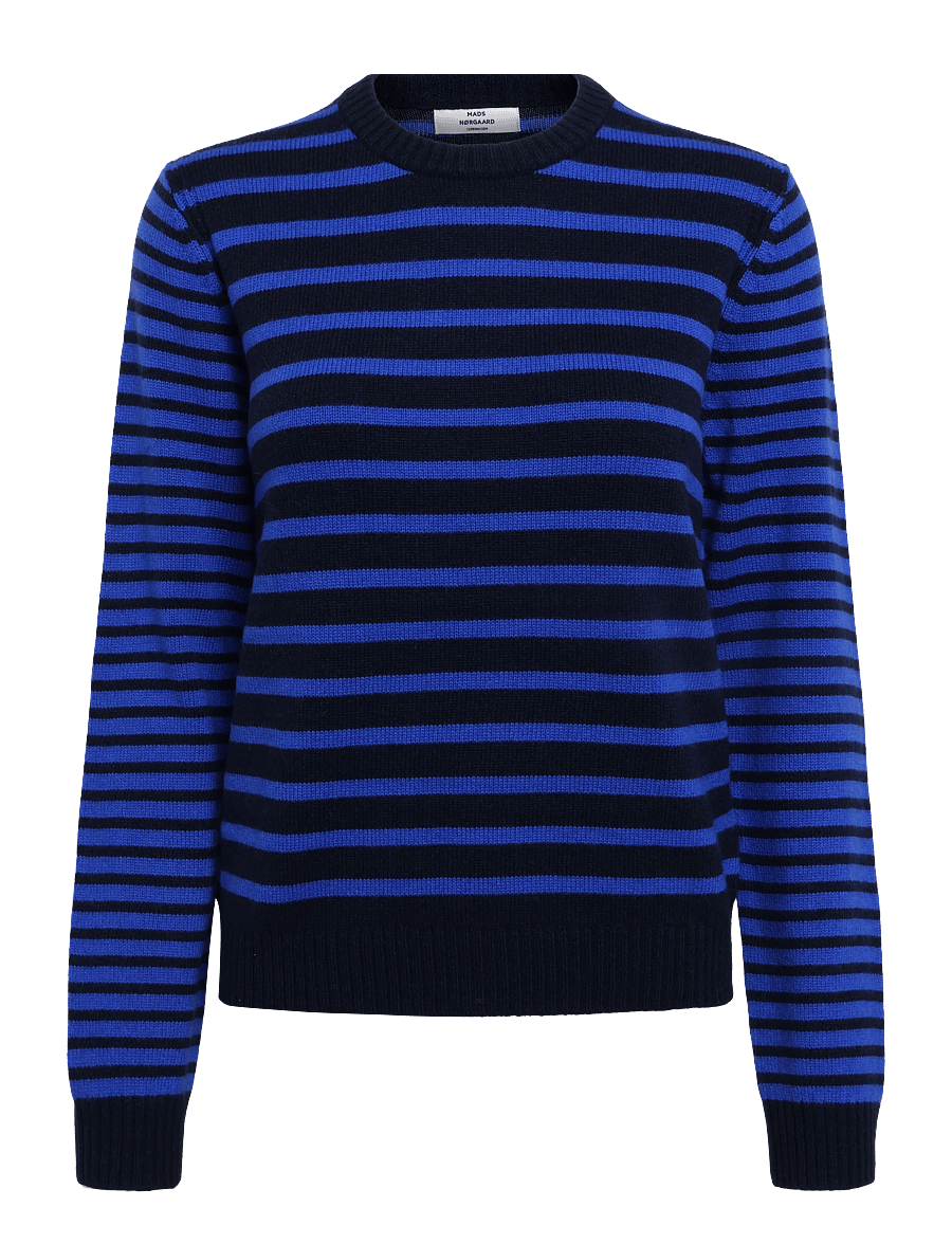 Mads Nørgaard - Amber Ingrid Knit - cashmere - sky captain/lapis blue - 0