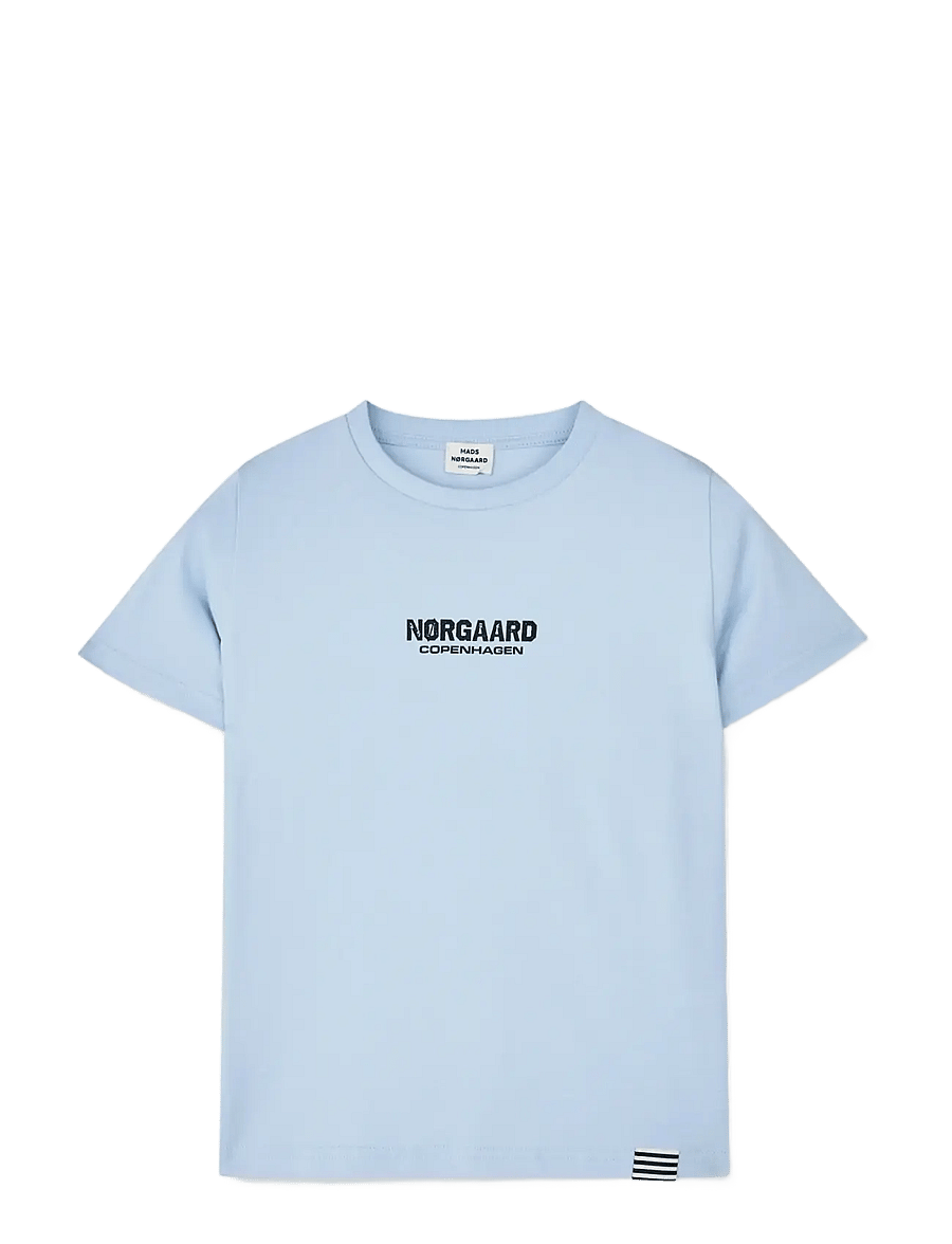 Mads Nørgaard - Printed Tee Thorlino Hardware Tee - lühikeste varrukatega t-särgid - cashmere blue - 0
