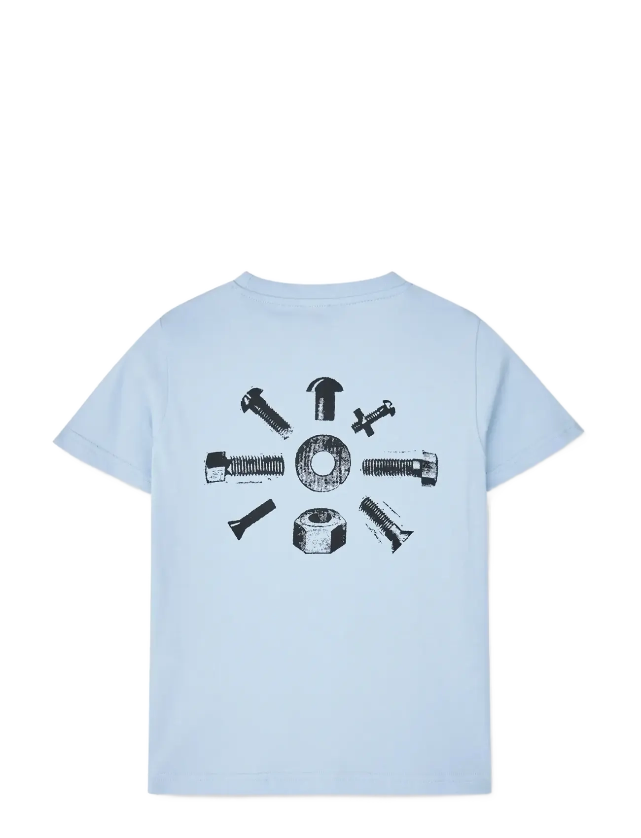 Mads Nørgaard - Printed Tee Thorlino Hardware Tee - lühikeste varrukatega t-särgid - cashmere blue - 1