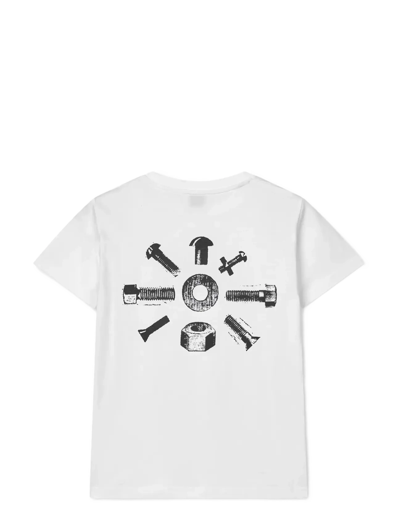 Mads Nørgaard - Printed Tee Thorlino Hardware Tee - lühikeste varrukatega t-särgid - white - 1