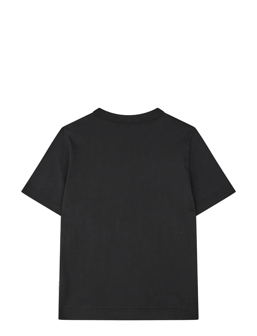 Mads Nørgaard - Cotton Jersey Theo Tee - kortærmede t-shirts - black - 1