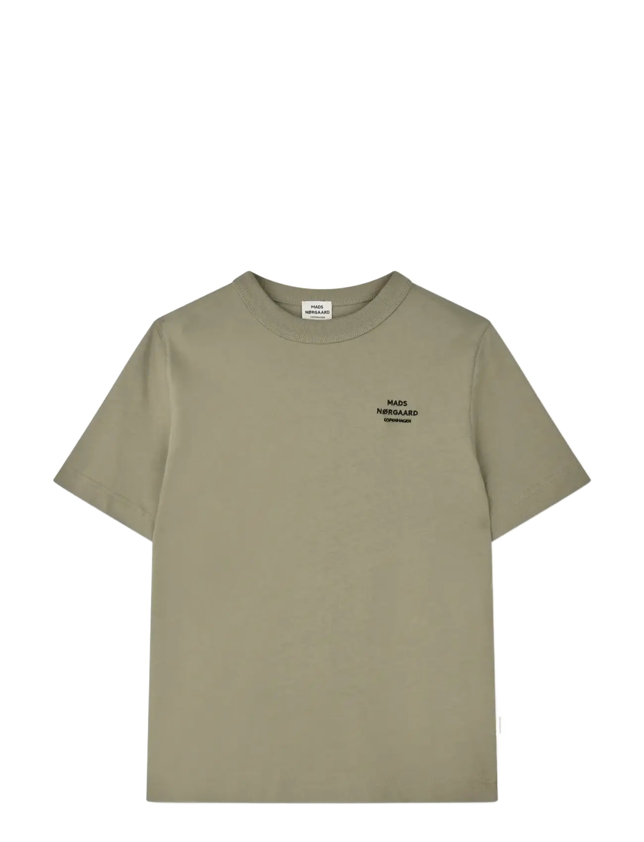 Mads Nørgaard Cotton Jersey Theo Tee - Kurzärmelige - OVERLAND TREK / khaki/green
