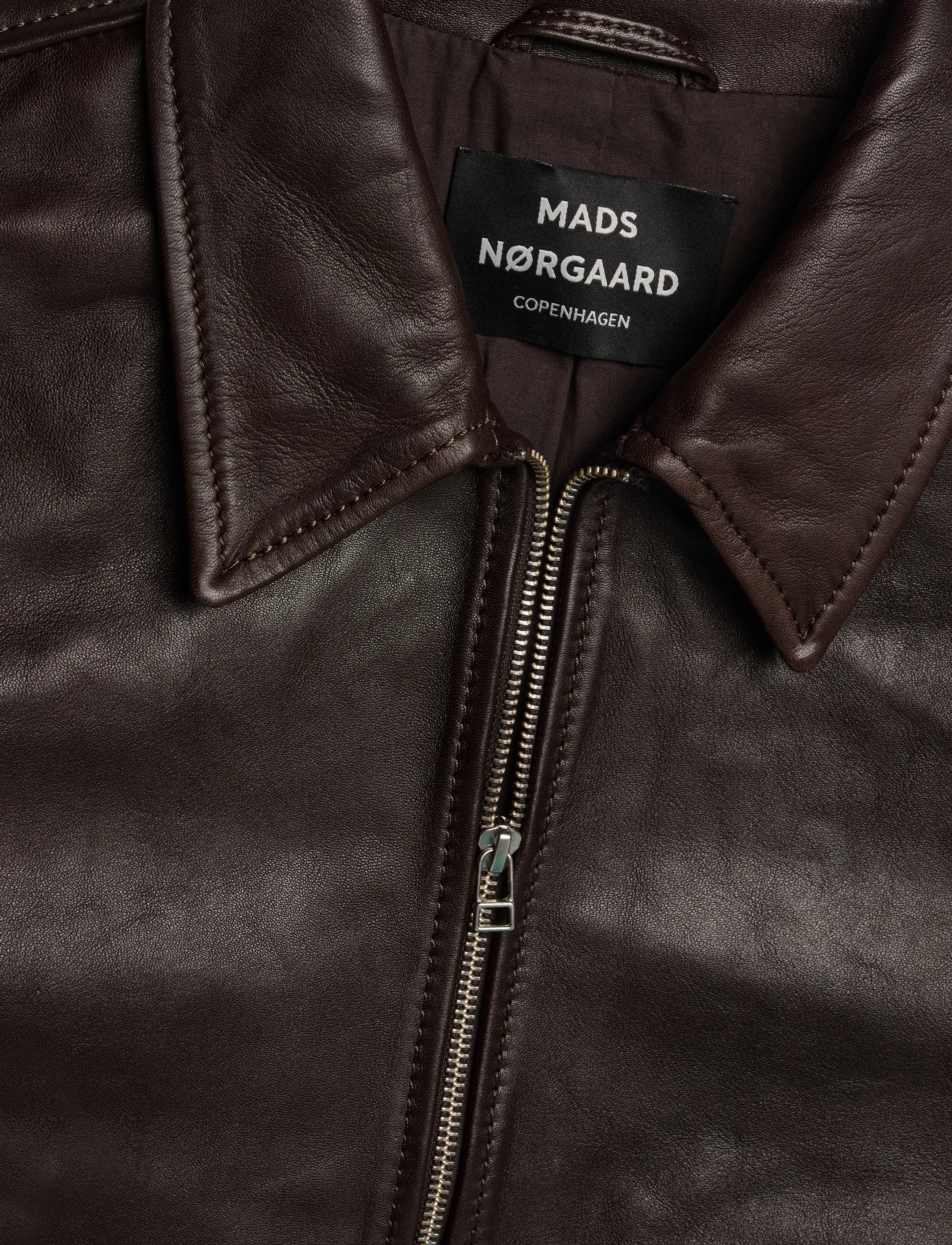 Mads Nørgaard - Rider Leather Norton Jacket - brown - 2