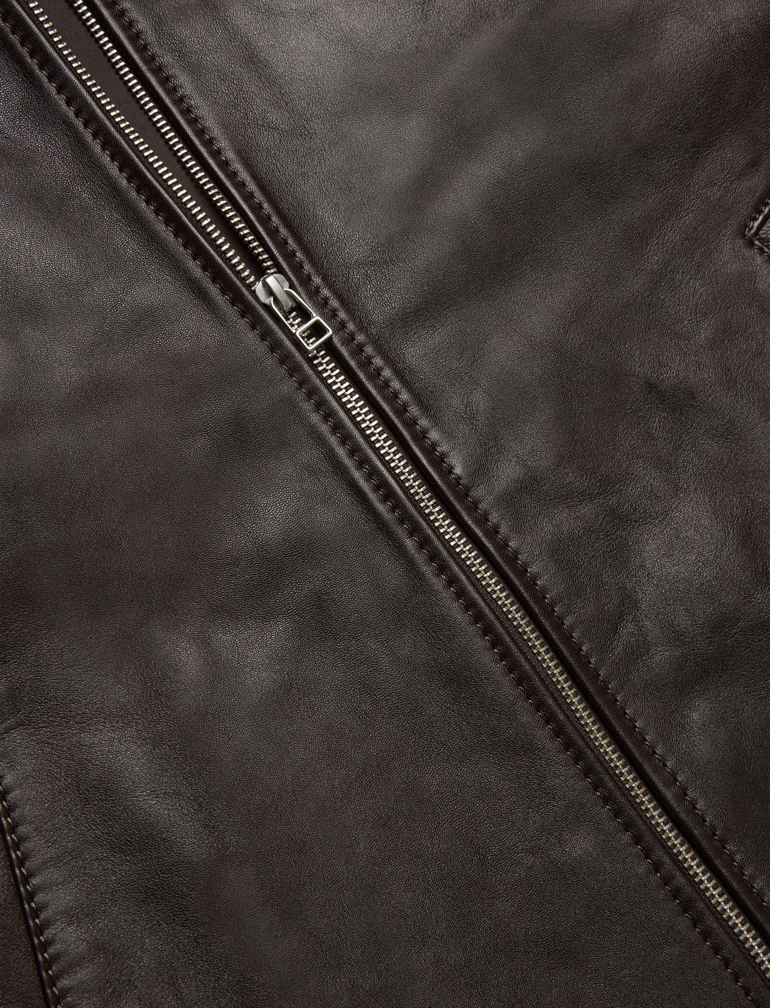 Mads Nørgaard - Rider Leather Norton Jacket - brown - 3