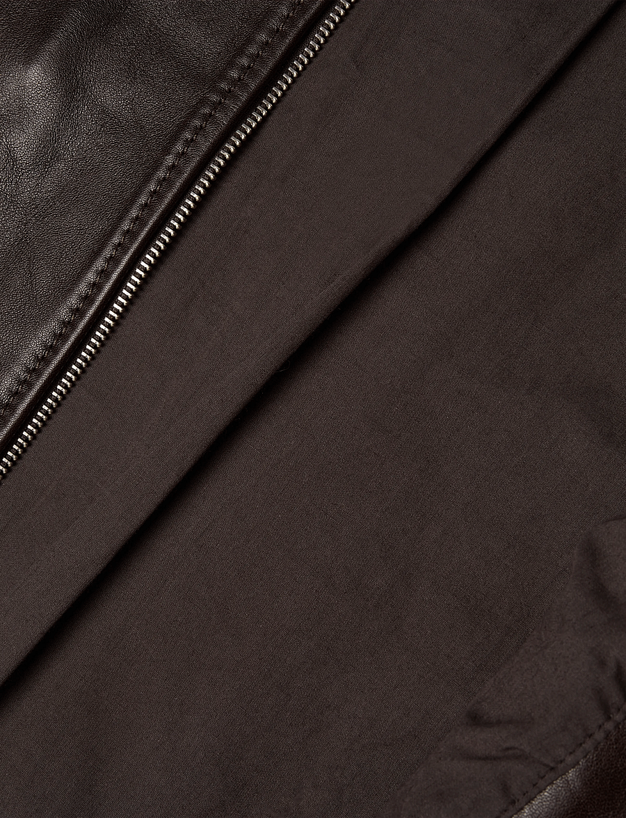 Mads Nørgaard - Rider Leather Norton Jacket - efterårsjakker - brown - 4