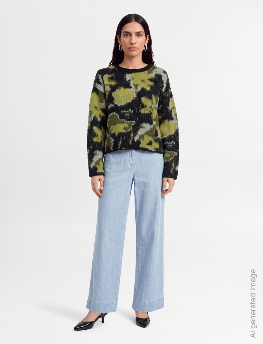 Mads Nørgaard - Garzati Madison Sweater - stickade tröjor - flora - 0