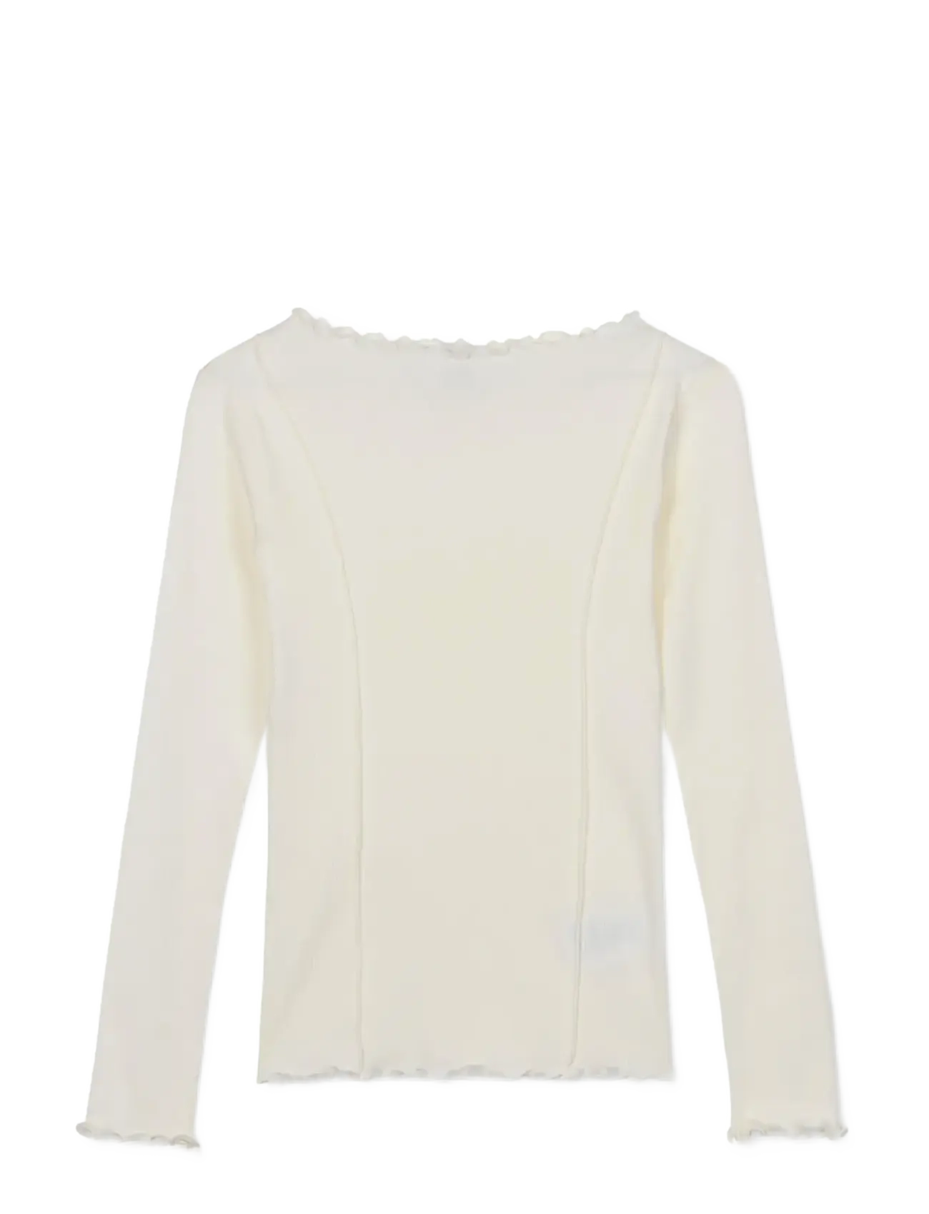 MADS NØRGAARD 2X2 Baumwolle Siri Oberteil Cream - XS - Damen
