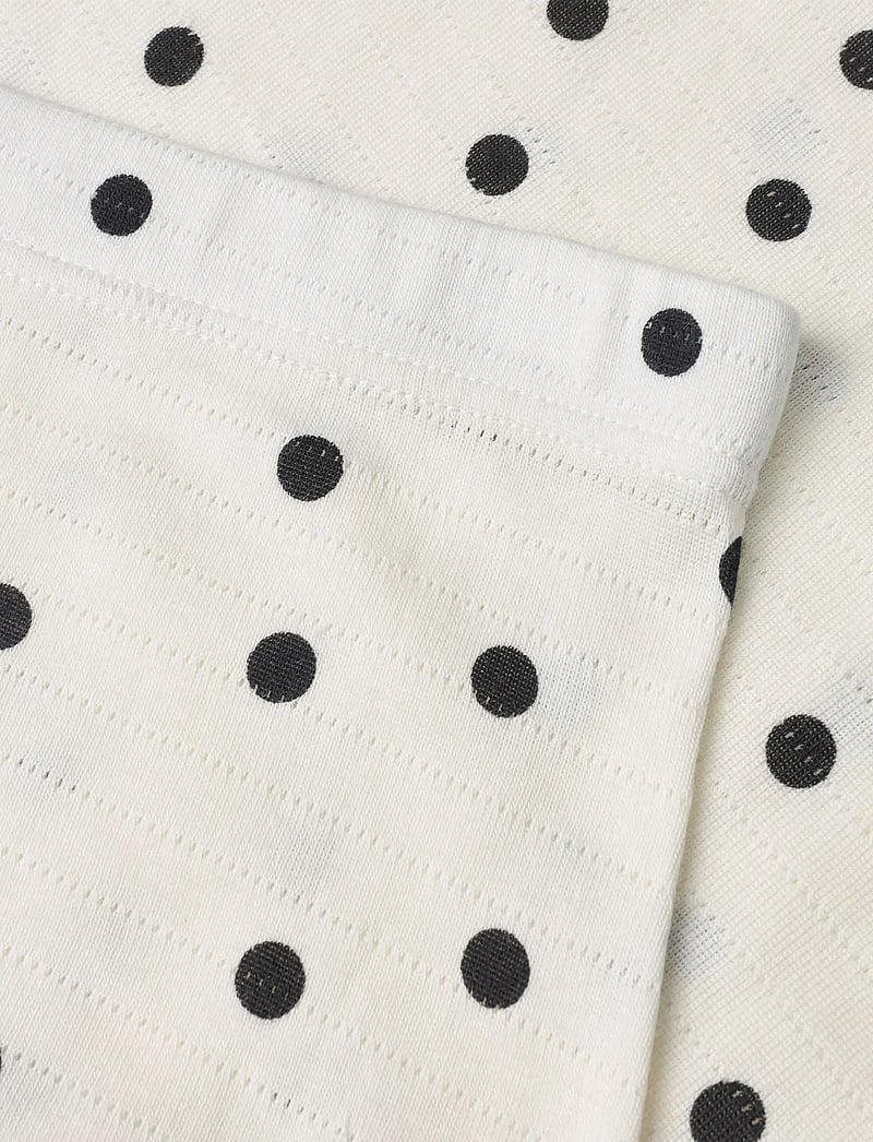 Mads Nørgaard - Pointella Emina Skirt AOP - korte nederdele - dot aop vanilla ice - 1