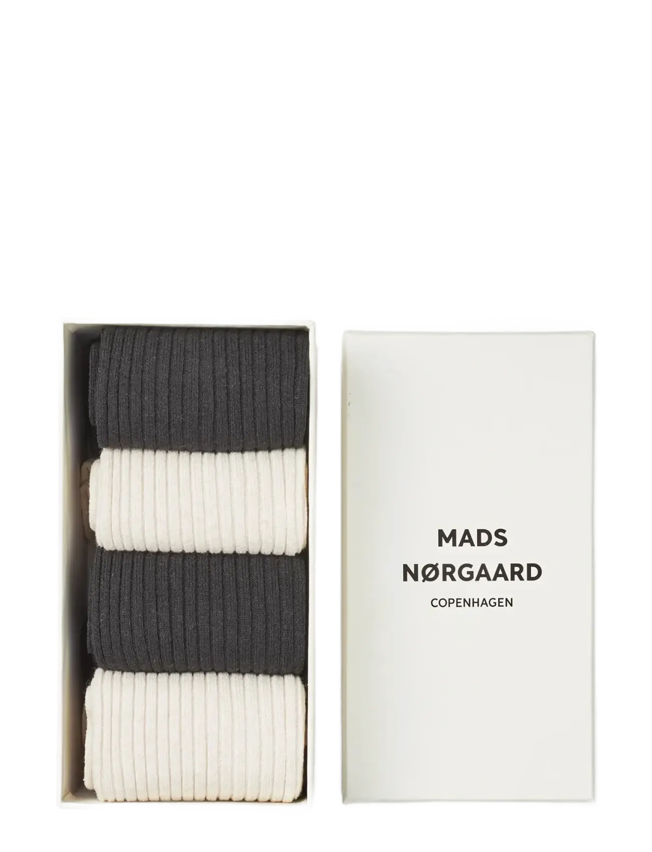 Mads Nørgaard Sock Box Anton, One Size, Socks, Mehrfarbig/gemustert - Regular Frauen