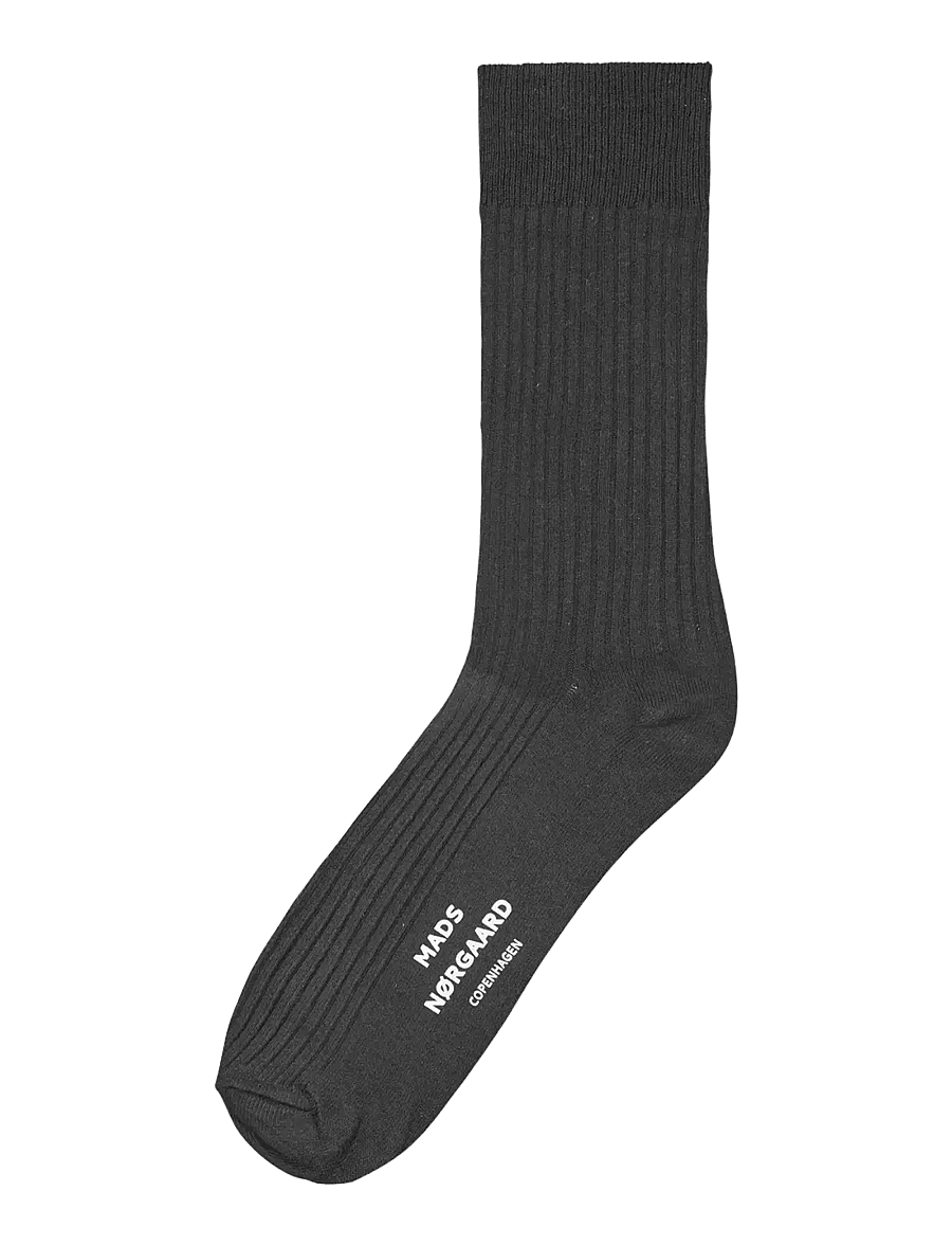 Mads Nørgaard - Sock Box Anton - normale socken - black/ecru 26-1 - 2