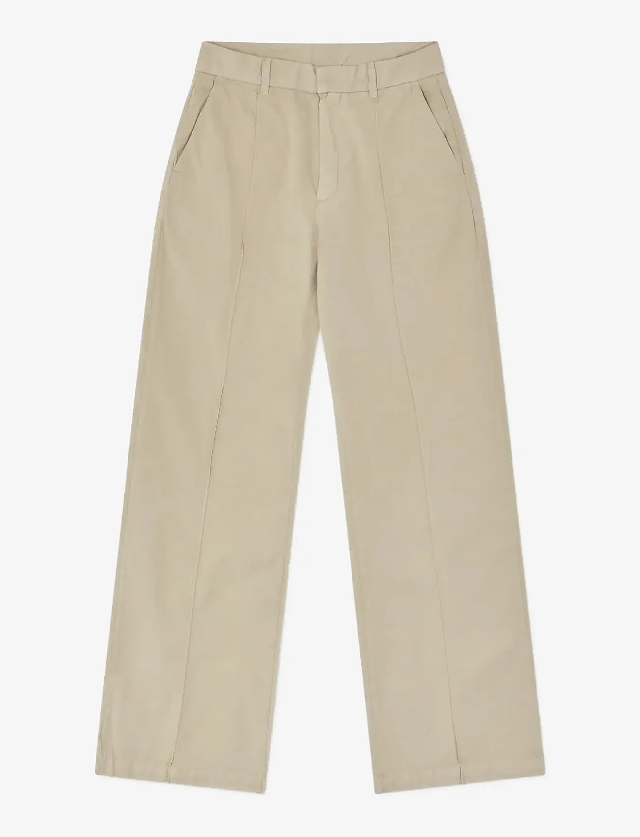 Mads Nørgaard - Dyed Weave Perry Pants - chinos - plaza taupe - 0