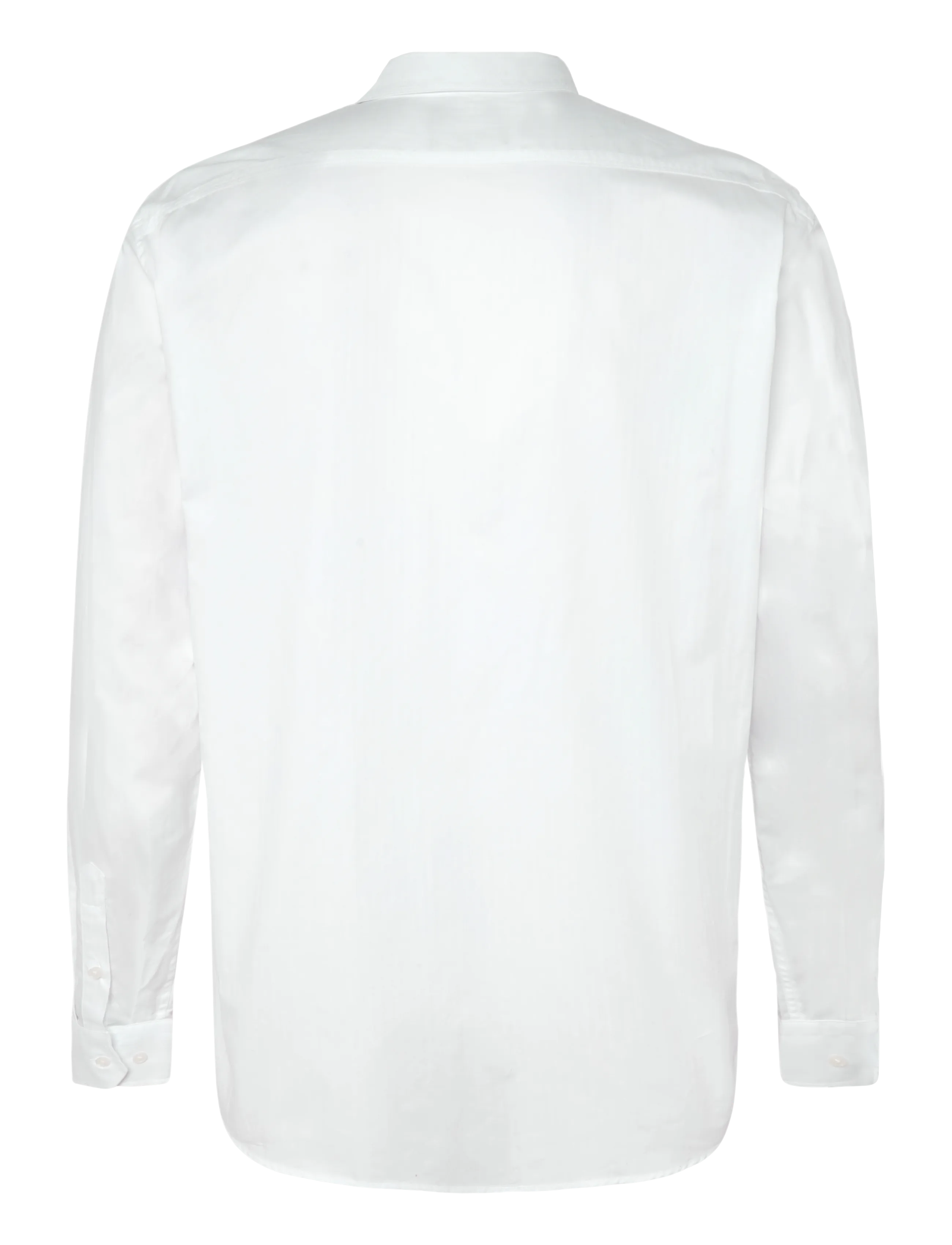 Mads Nørgaard - Cotton Soft Marcel Shirt - casual skjorter - white - 1