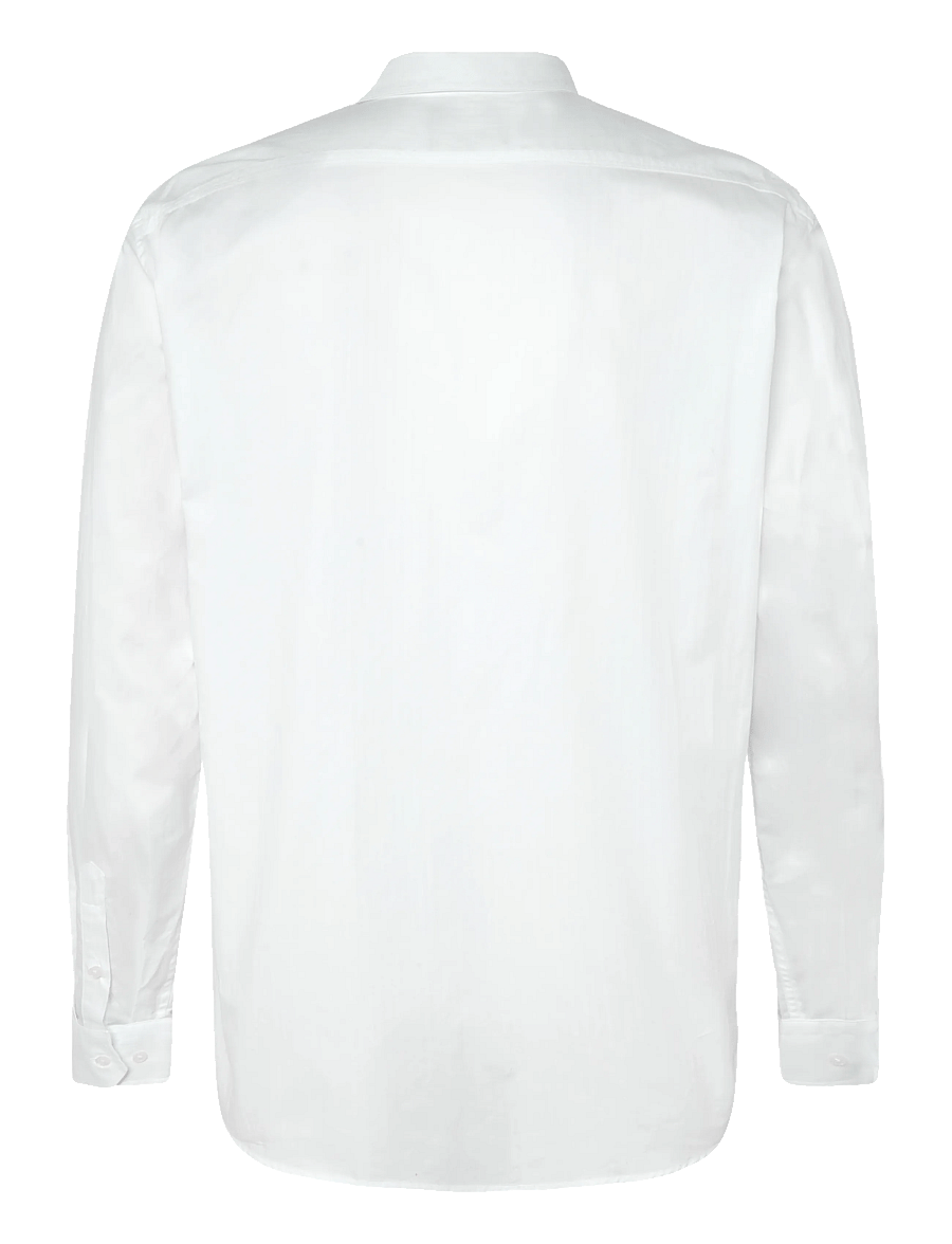 Mads Nørgaard - Cotton Soft Marcel Shirt - casual skjorter - white - 1