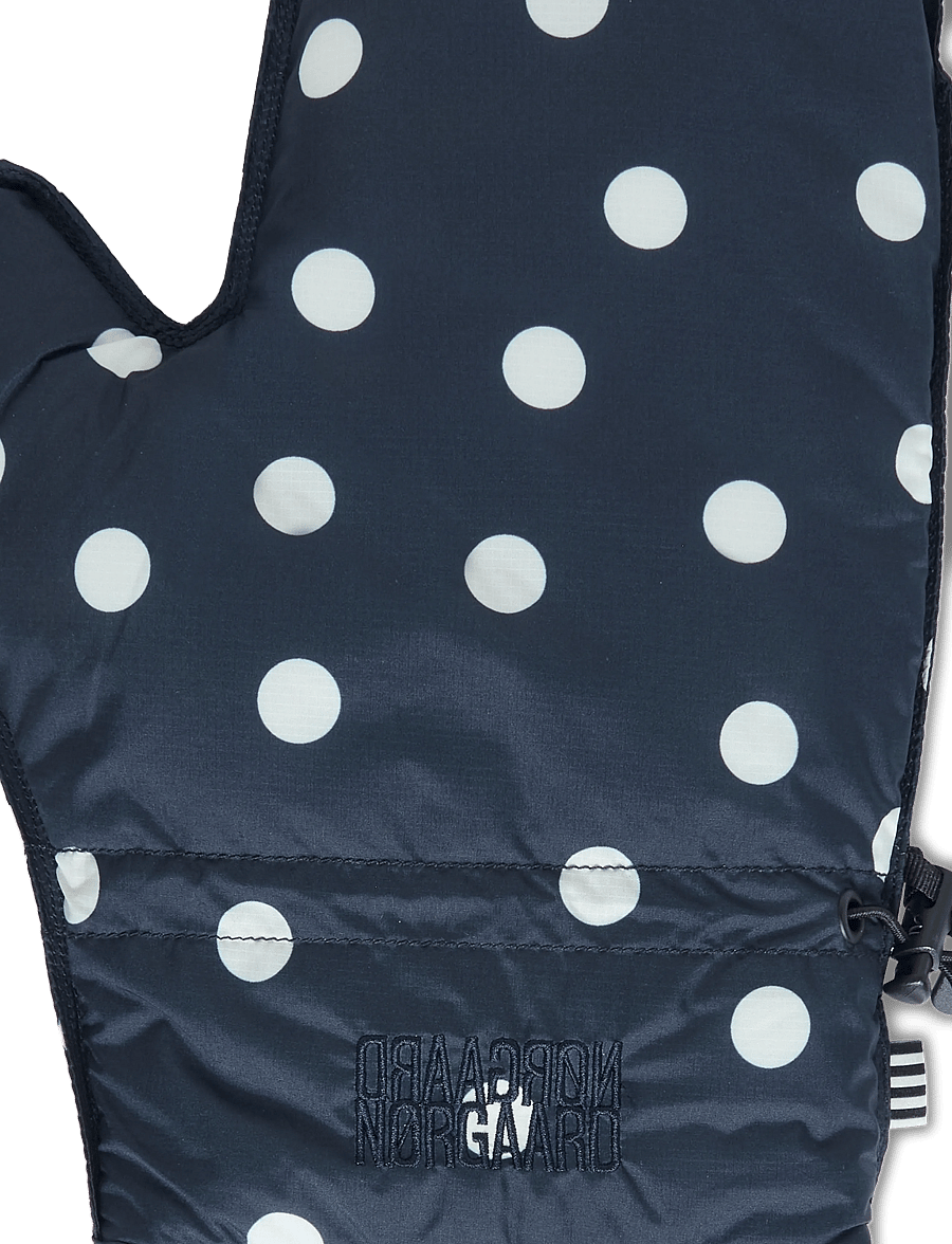 Mads Nørgaard - Light Ripstop Pillow Glove AOP - labakindad - dot aop/sky captain - 2