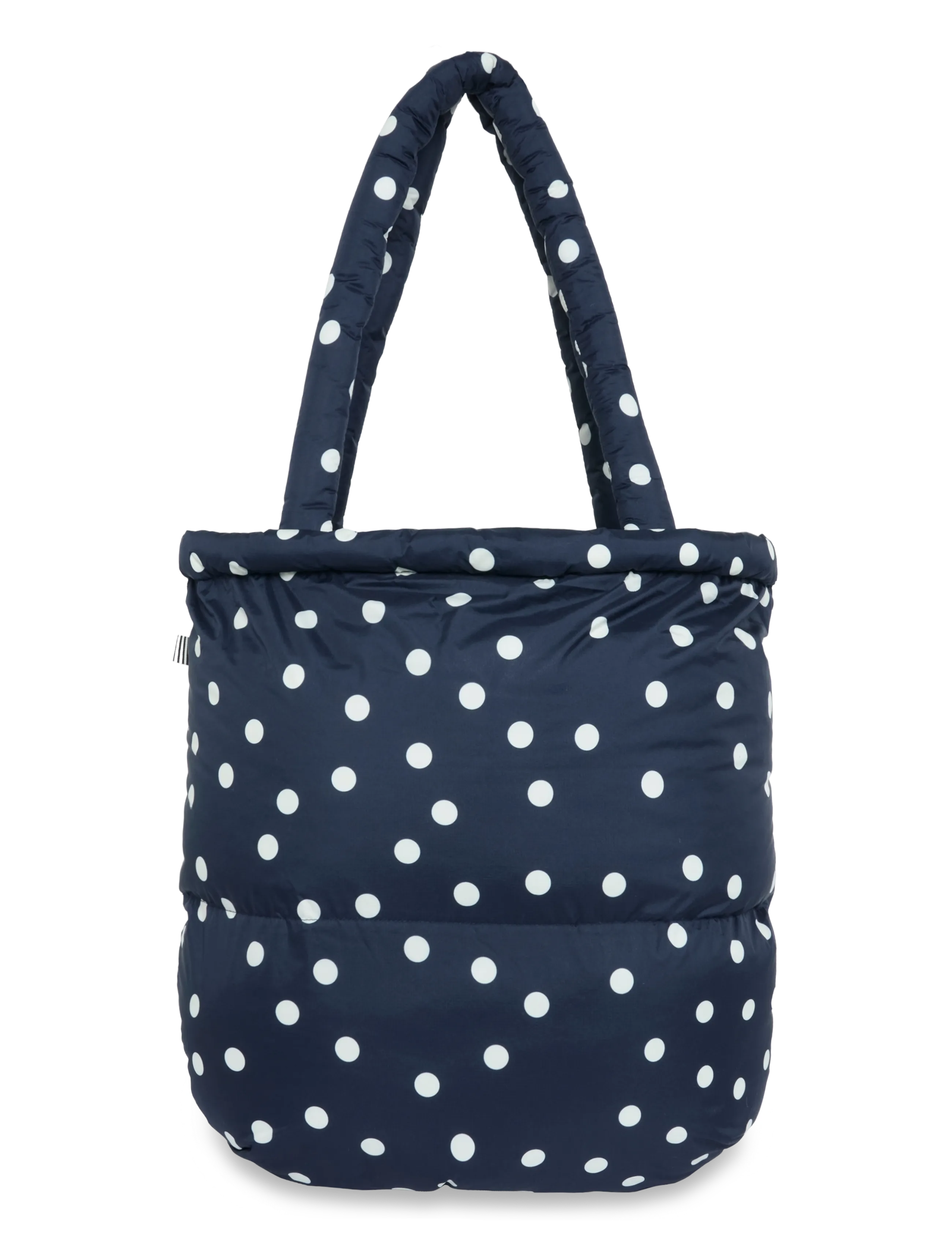 Mads Nørgaard - Light Ripstop Pillow Bag AOP - tote bags - dot aop/sky captain - 1