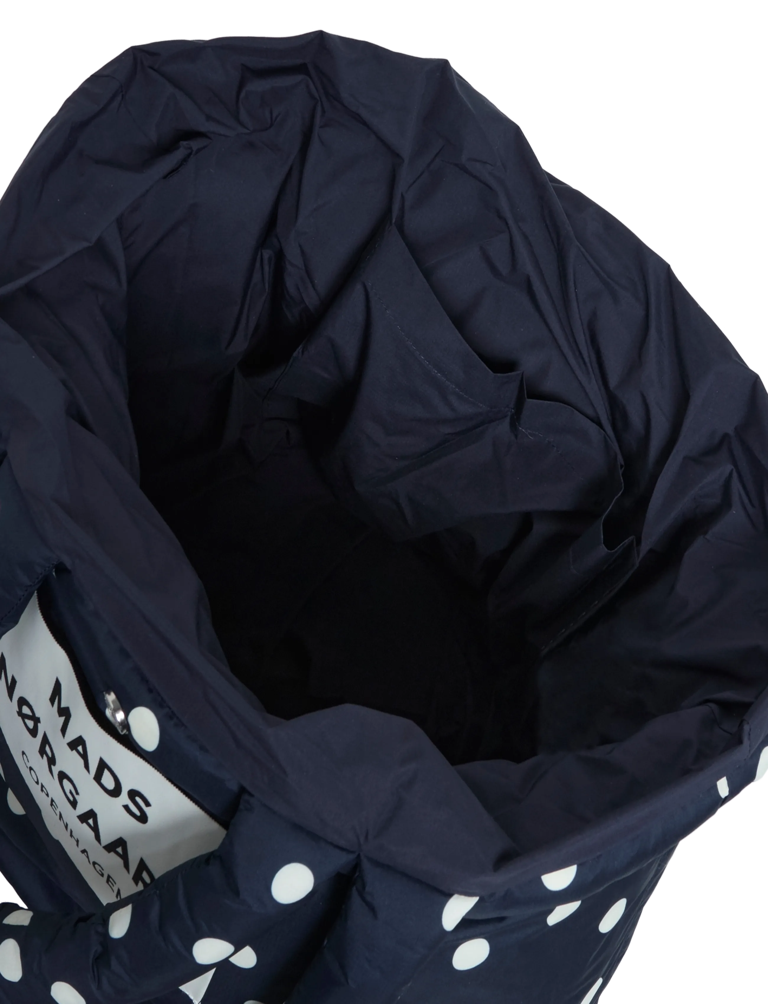 Mads Nørgaard - Light Ripstop Pillow Bag AOP - tote bags - dot aop/sky captain - 3