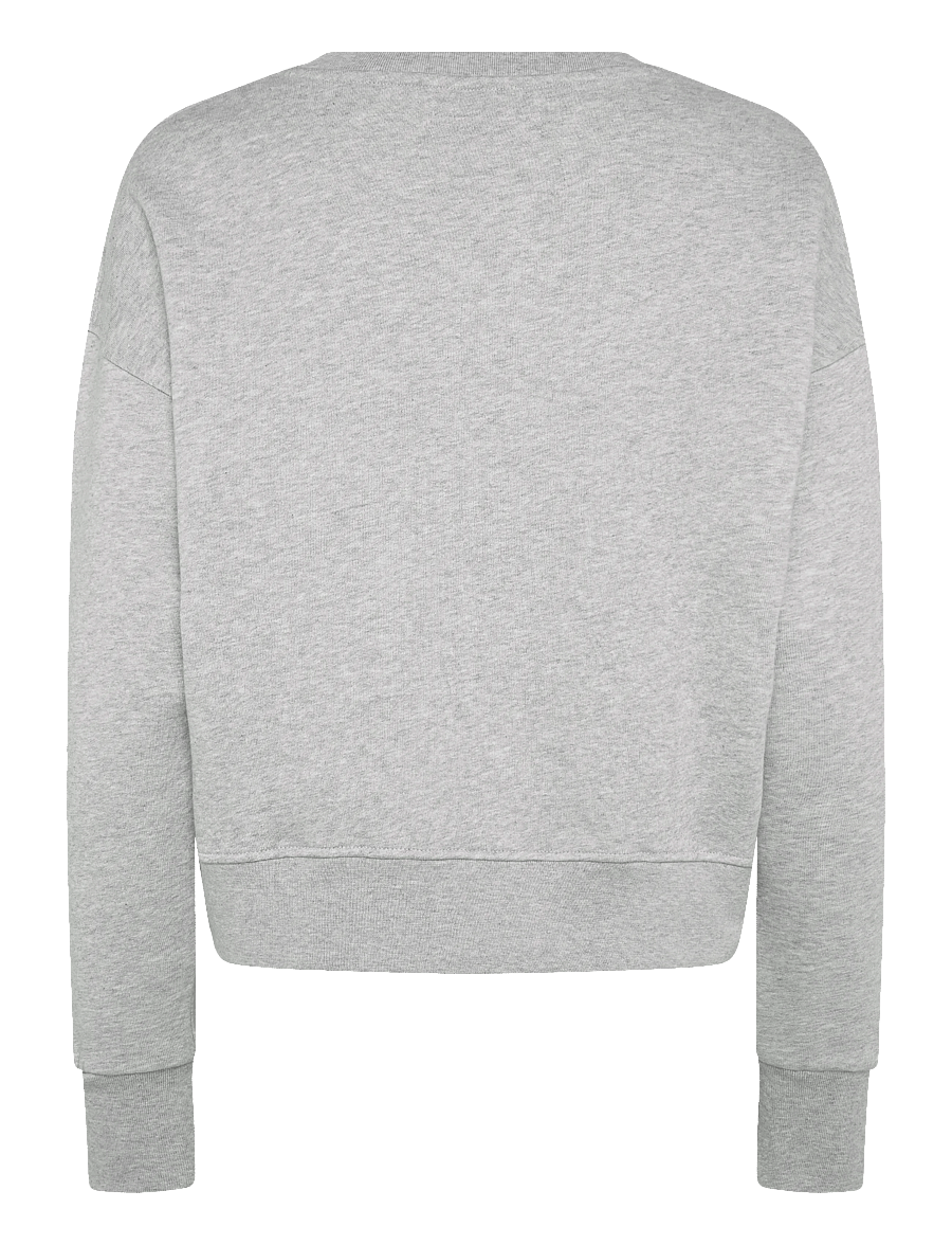 Mads Nørgaard - Original Sweat Tilvina Sweatshirt - modetrender - mid grey melange - 1