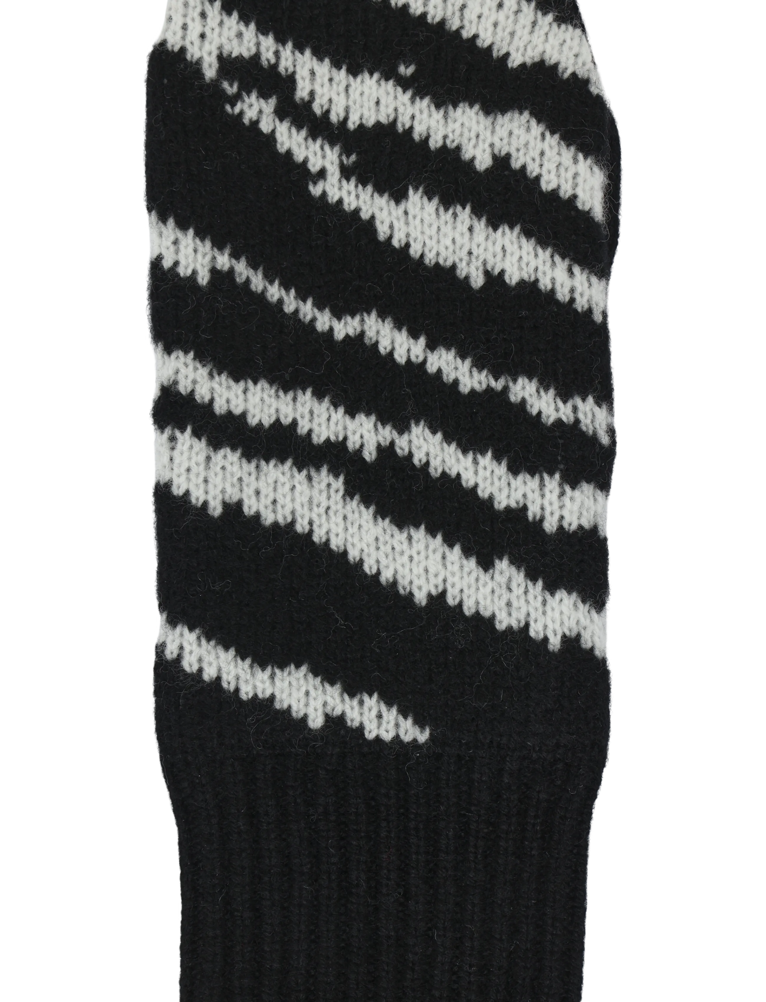 Mads Nørgaard - One Wool Milo Zebra Mitten - mittens - zebra - 2
