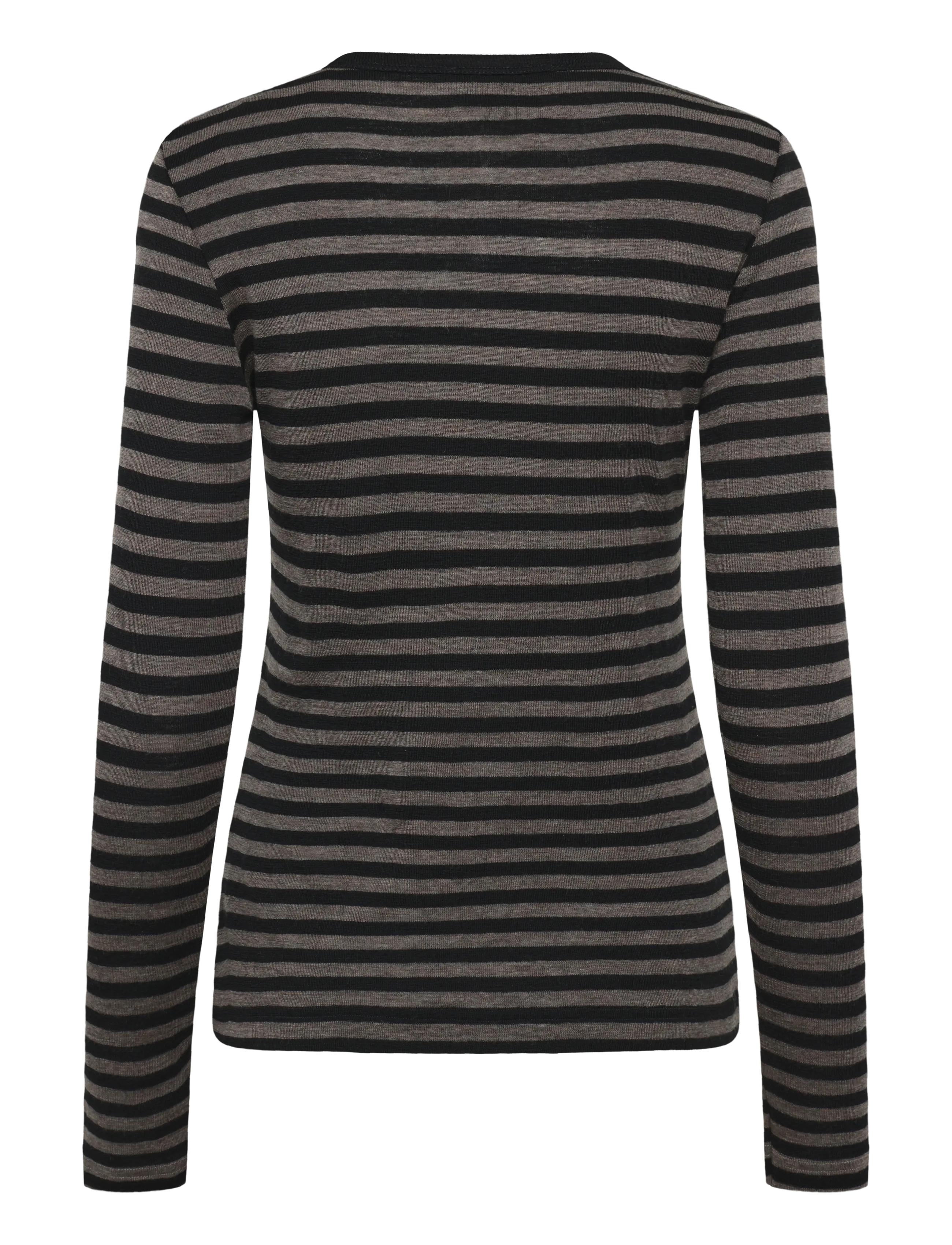 Mads Nørgaard - Fine Wool Sharon Knit - jumpers - black/cocoa - 1