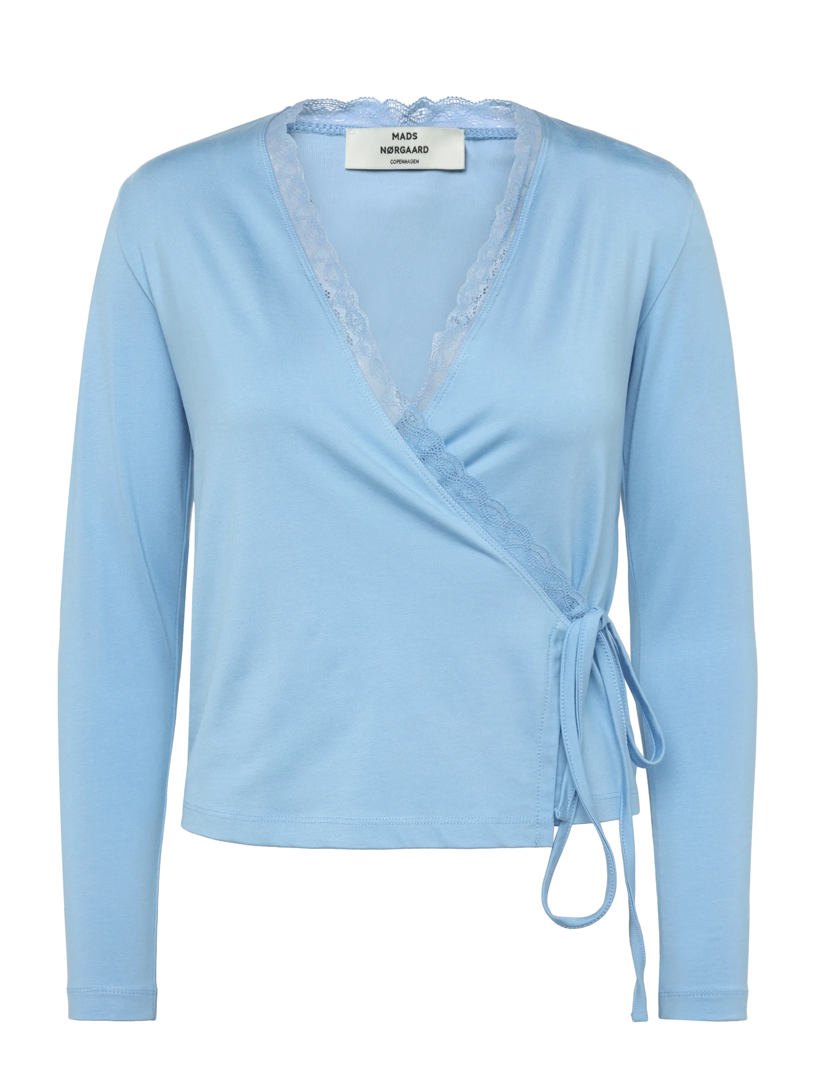 Mads Nørgaard Modali Susi Top - Summer in the city - CERULEAN / blue
