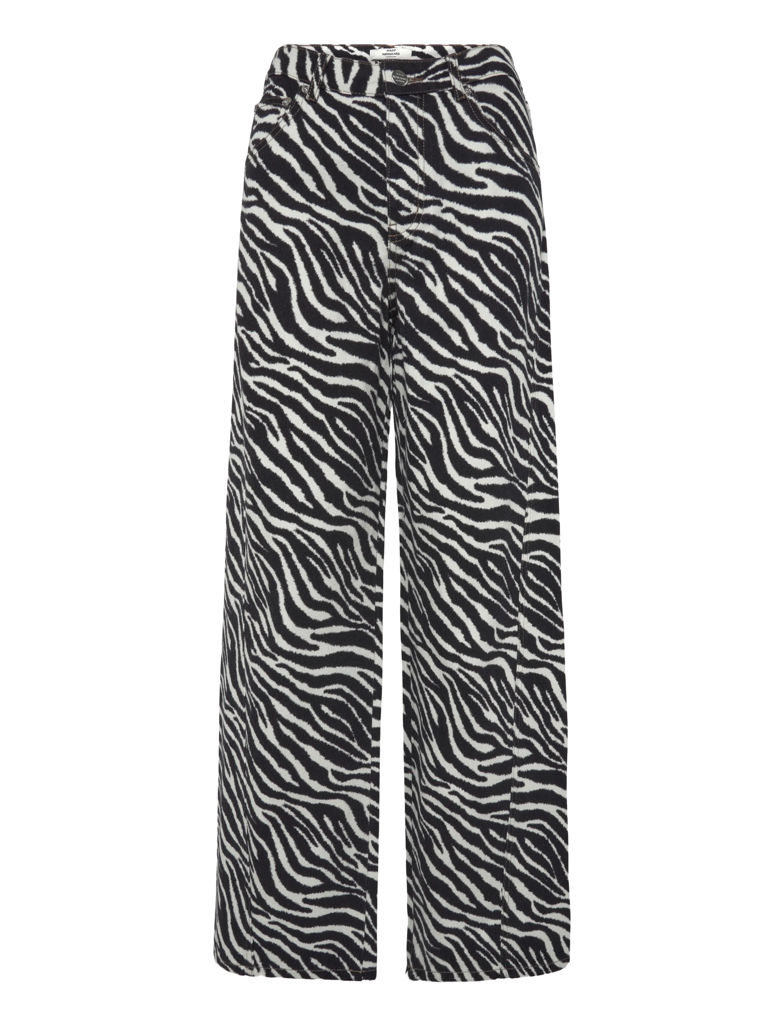 Mads Nørgaard Mock Twill Christel AOP Jeans - Jeans - ZEBRA / multi