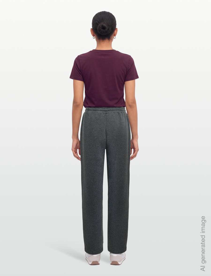 Mads Nørgaard - Standard Iggy Sweatpants - modetrends - dark grey melange - 4