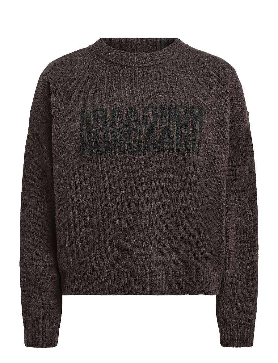 Mads Nørgaard - Yota Knit Tilona Sweater - kampsunid - turkish coffee/phantom - 0