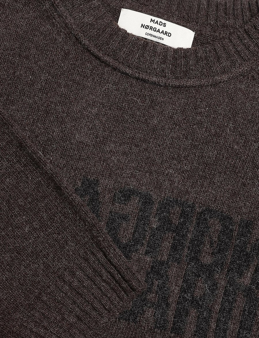 Mads Nørgaard - Yota Knit Tilona Sweater - kampsunid - turkish coffee/phantom - 2