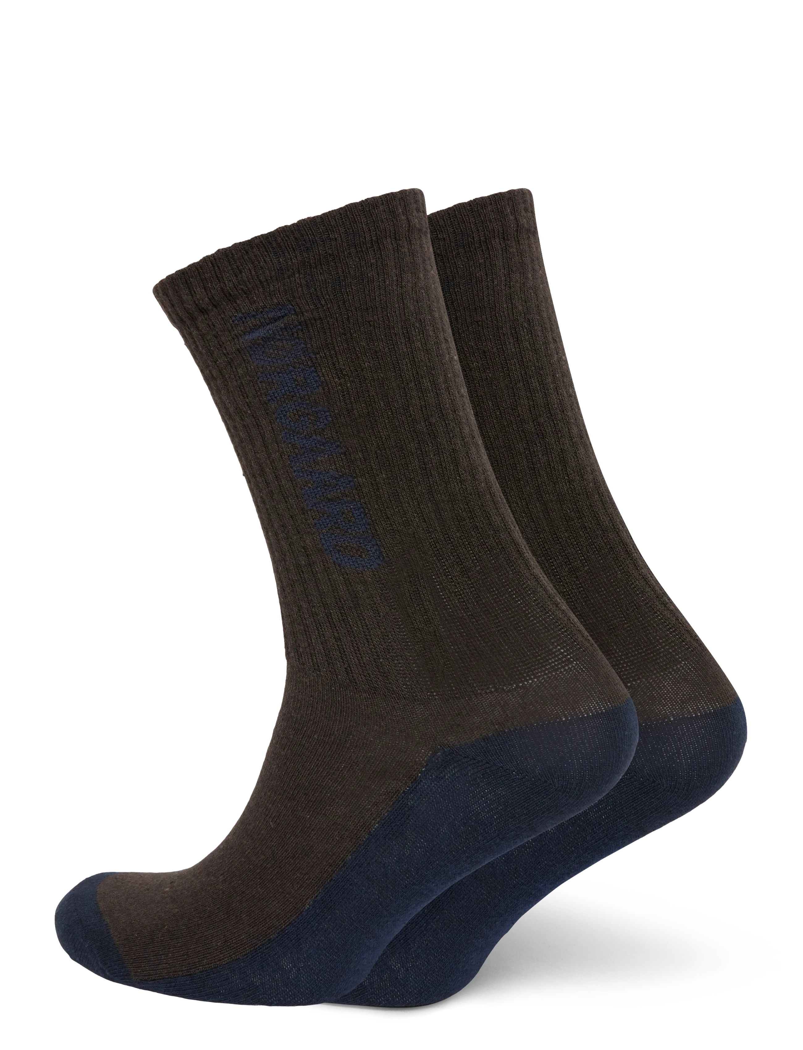 Mads Nørgaard Logo Stepper Single Sock - Aluspesu - TURKISH COFFEE / brown
