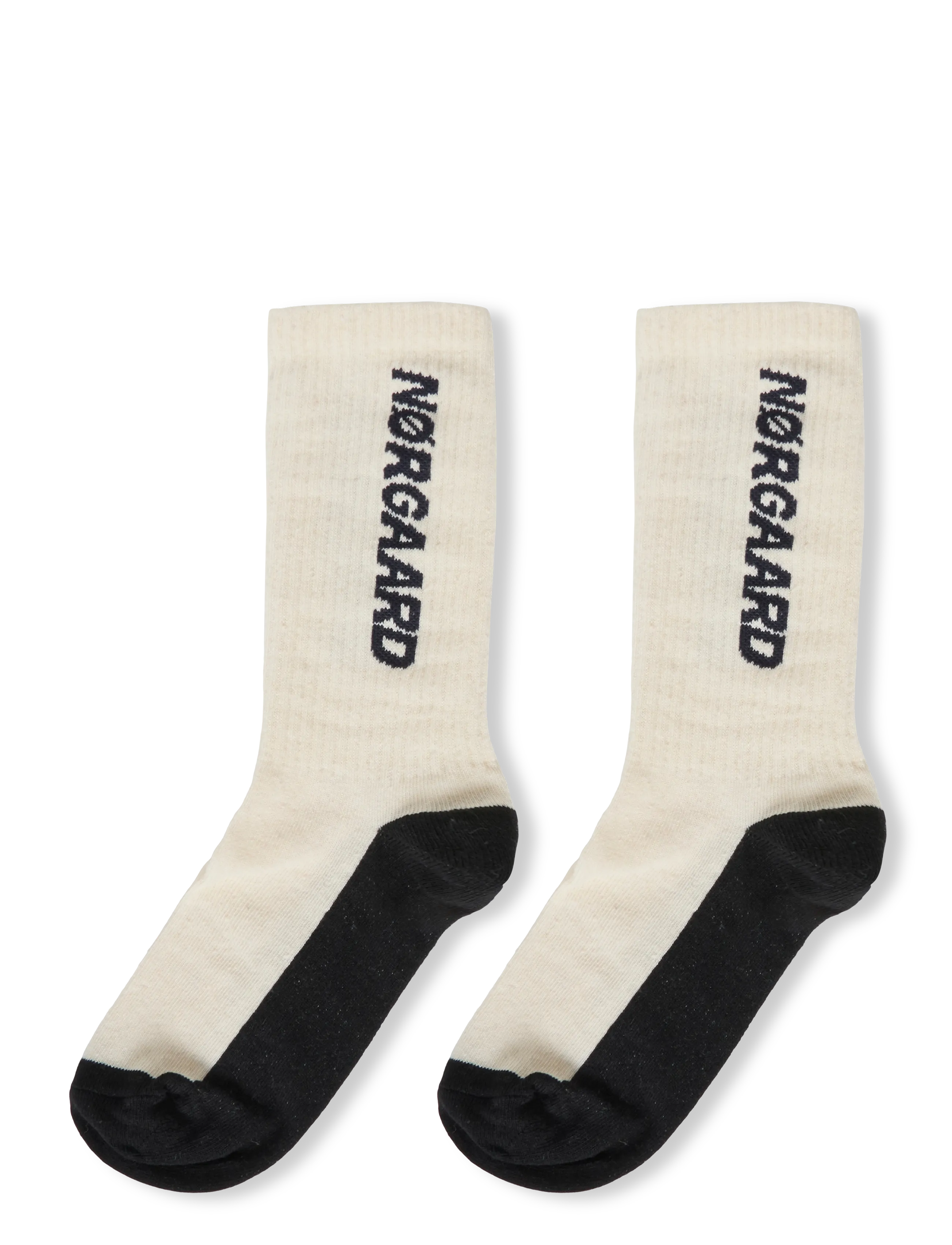 Mads Nørgaard - Logo Stepper Single Sock - klassikalised sokid - vanilla ice - 1
