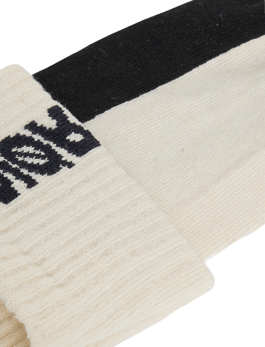 Mads Nørgaard - Logo Stepper Single Sock - klassikalised sokid - vanilla ice - 2