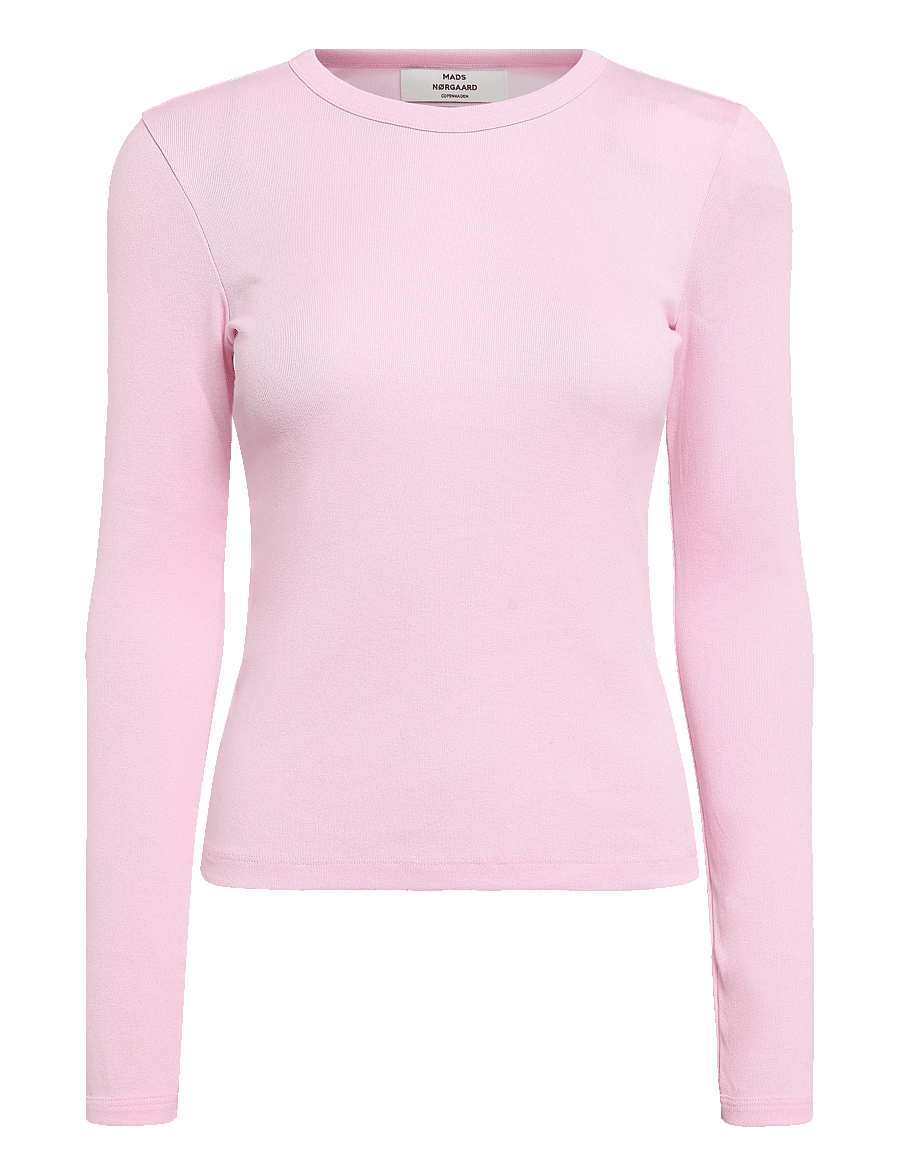 Mads Nørgaard - Grace jersey Camille Tee LS - pikkade varrukatega topid - fairy tale pink - 0