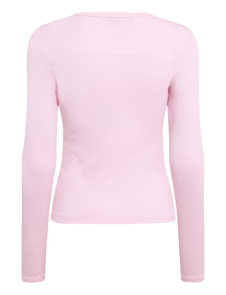 Mads Nørgaard - Grace jersey Camille Tee LS - pikkade varrukatega topid - fairy tale pink - 1
