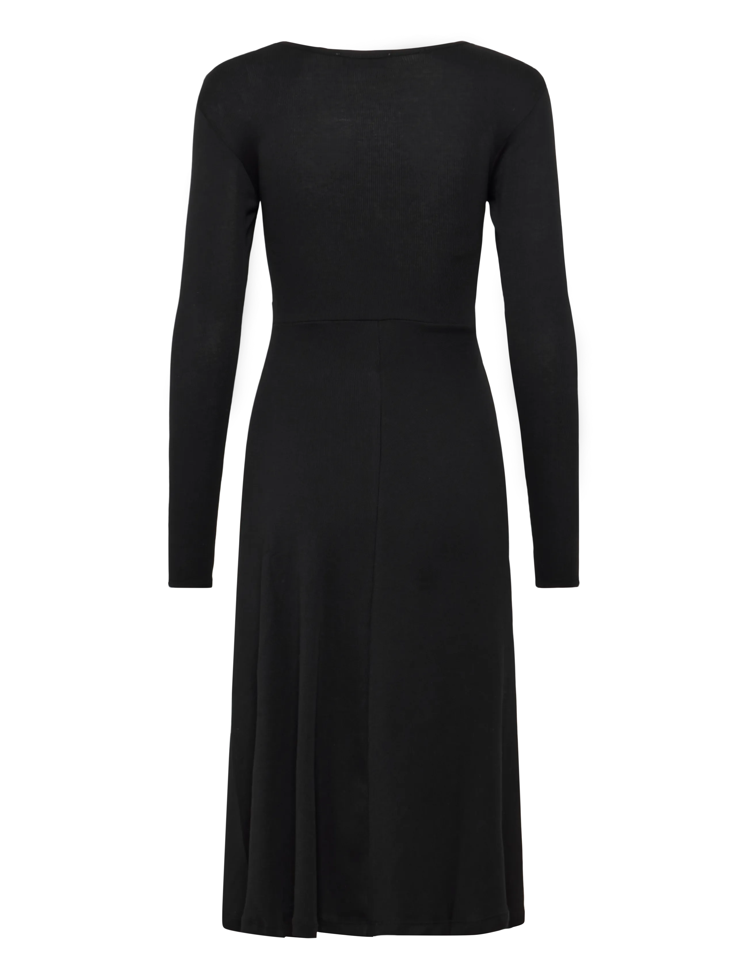 Mads Nørgaard - 2x2 Cotton Severa Dress - midikleidid - black - 1