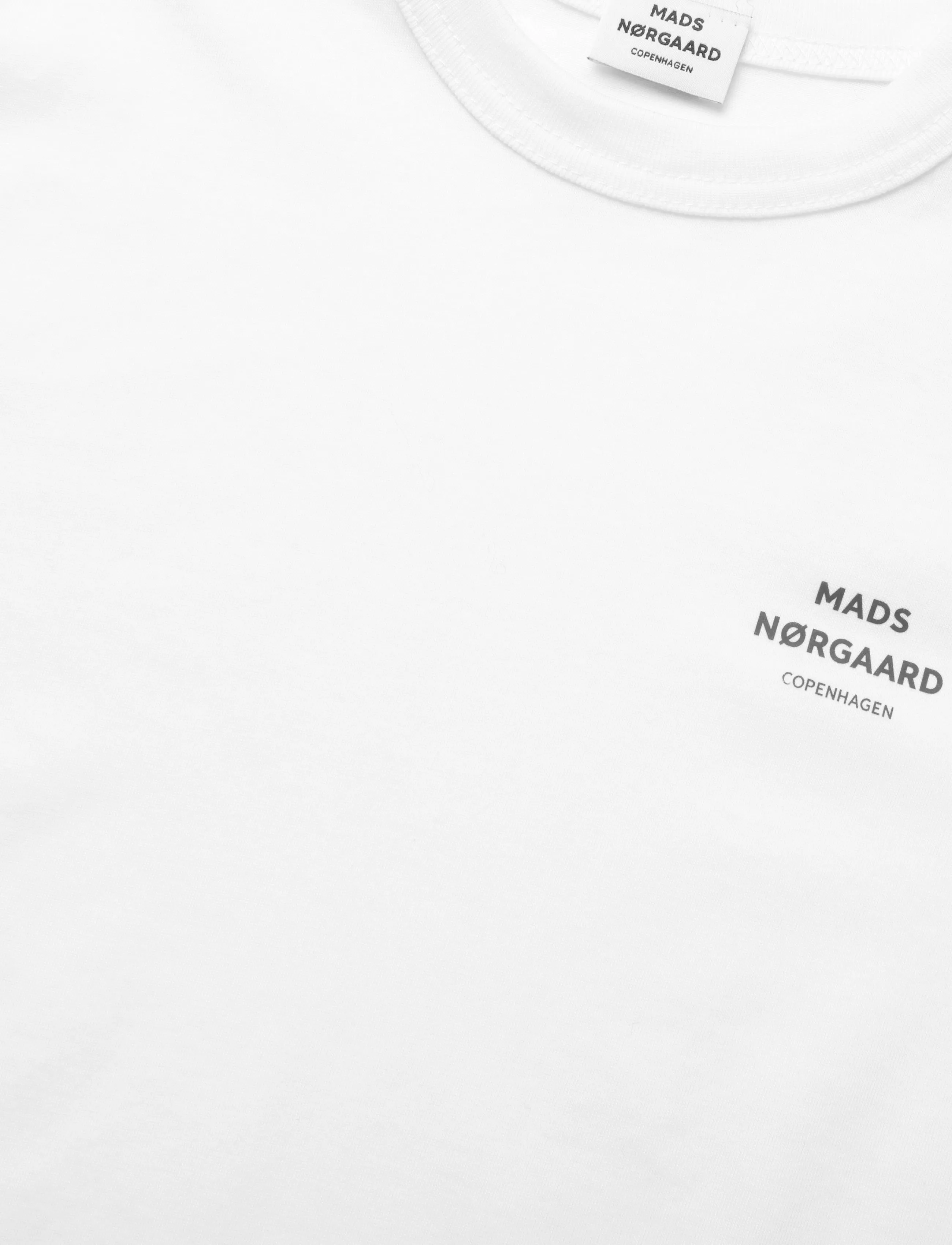 Mads Nørgaard - Dry Single Theo Tee - kurzärmelige - white - 2